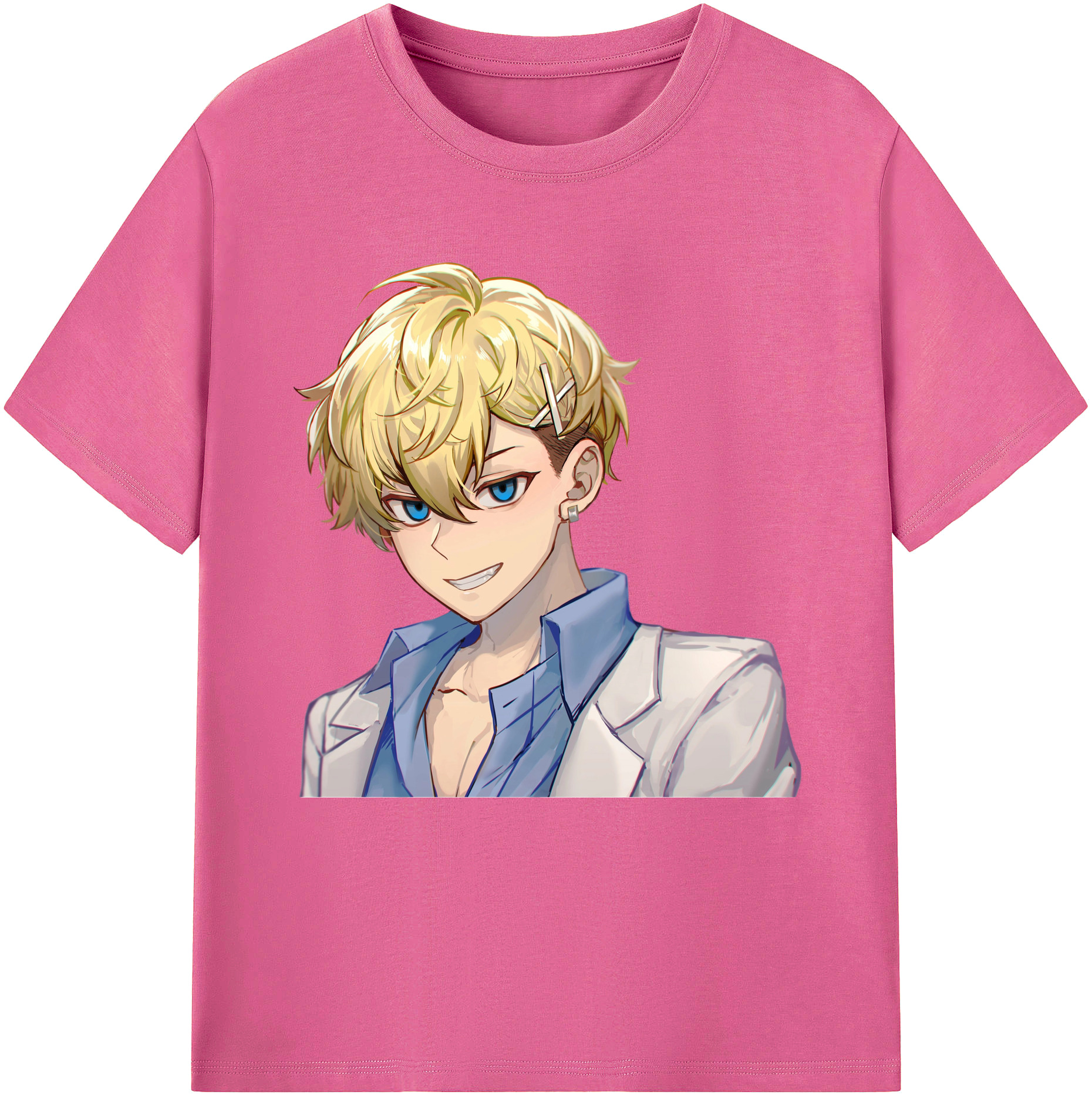 （画像用） 東京リベンジャーズ Tokyo Revengers レディースカジュアルプリントTシャツ（綿100％）