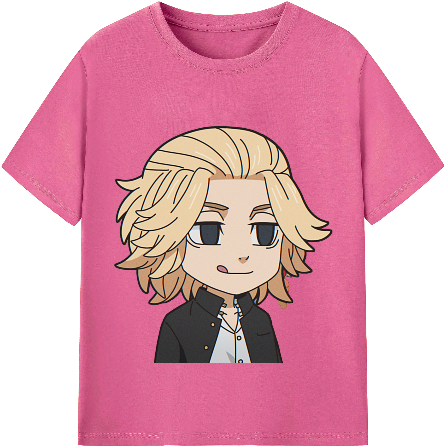 （画像用） 東京リベンジャーズ Tokyo Revengers レディースカジュアルプリントTシャツ（綿100％）