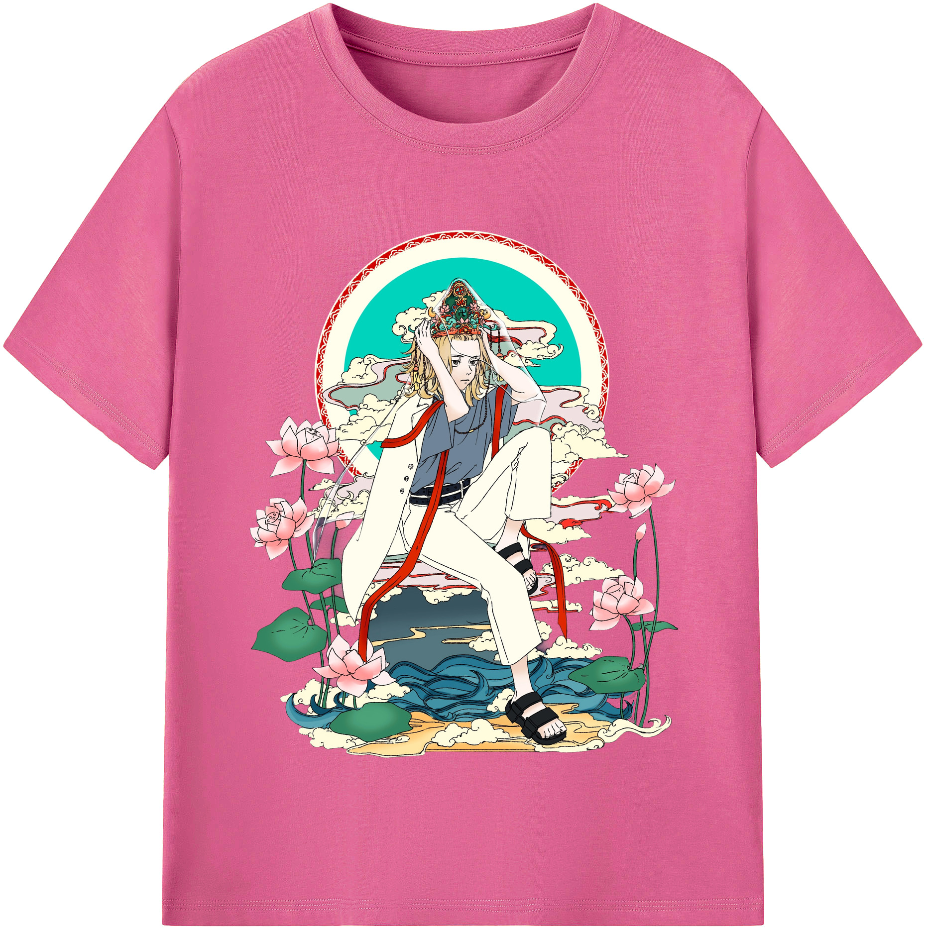 （画像用） 東京リベンジャーズ Tokyo Revengers レディースカジュアルプリントTシャツ（綿100％）