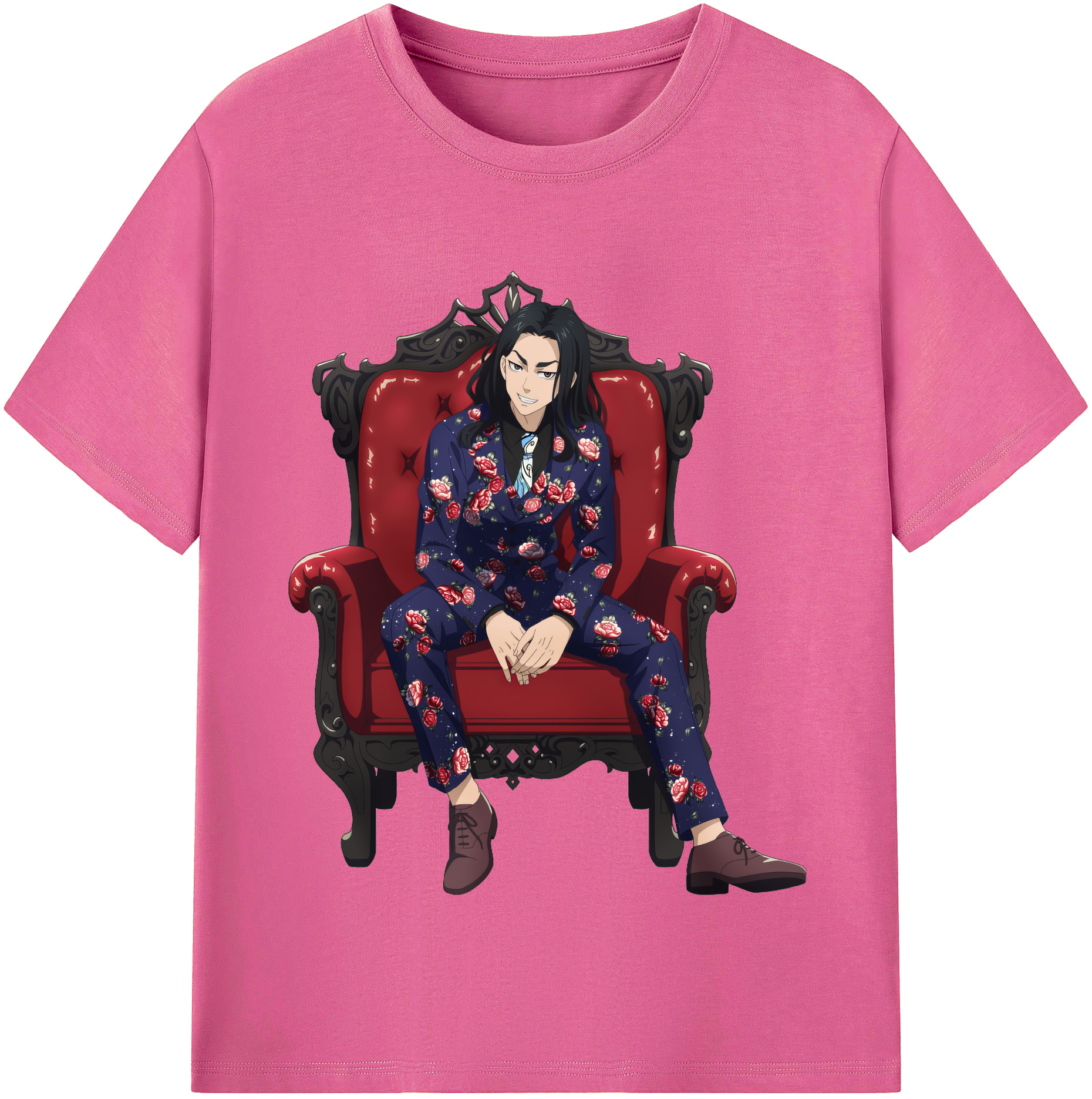 （画像用） 東京リベンジャーズ Tokyo Revengers レディースカジュアルプリントTシャツ（綿100％）