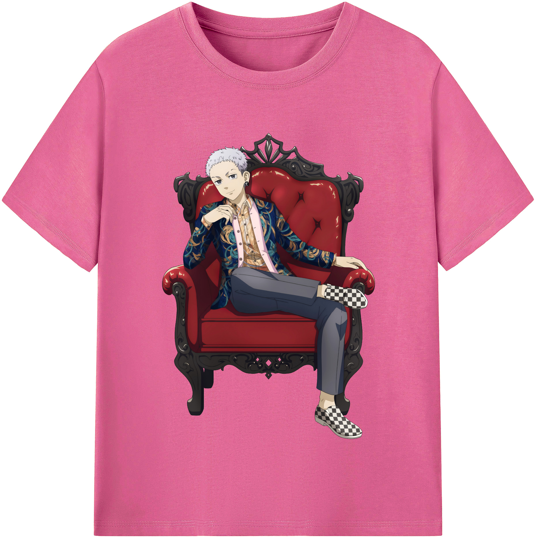 （画像用） 東京リベンジャーズ Tokyo Revengers レディースカジュアルプリントTシャツ（綿100％）