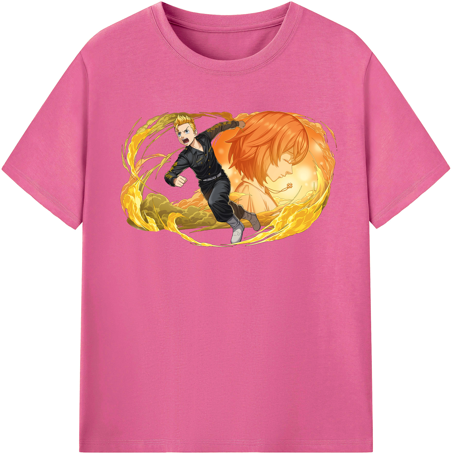 （画像用） 東京リベンジャーズ Tokyo Revengers レディースカジュアルプリントTシャツ（綿100％）