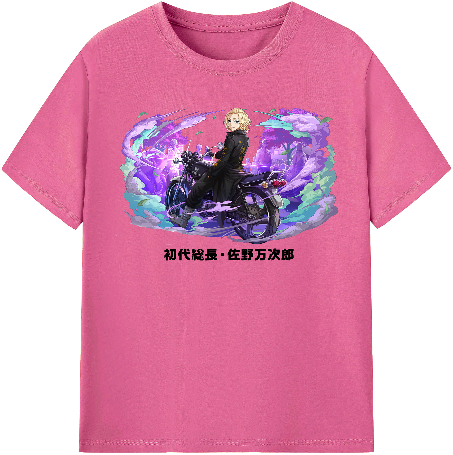 （画像用） 東京リベンジャーズ Tokyo Revengers レディースカジュアルプリントTシャツ（綿100％）
