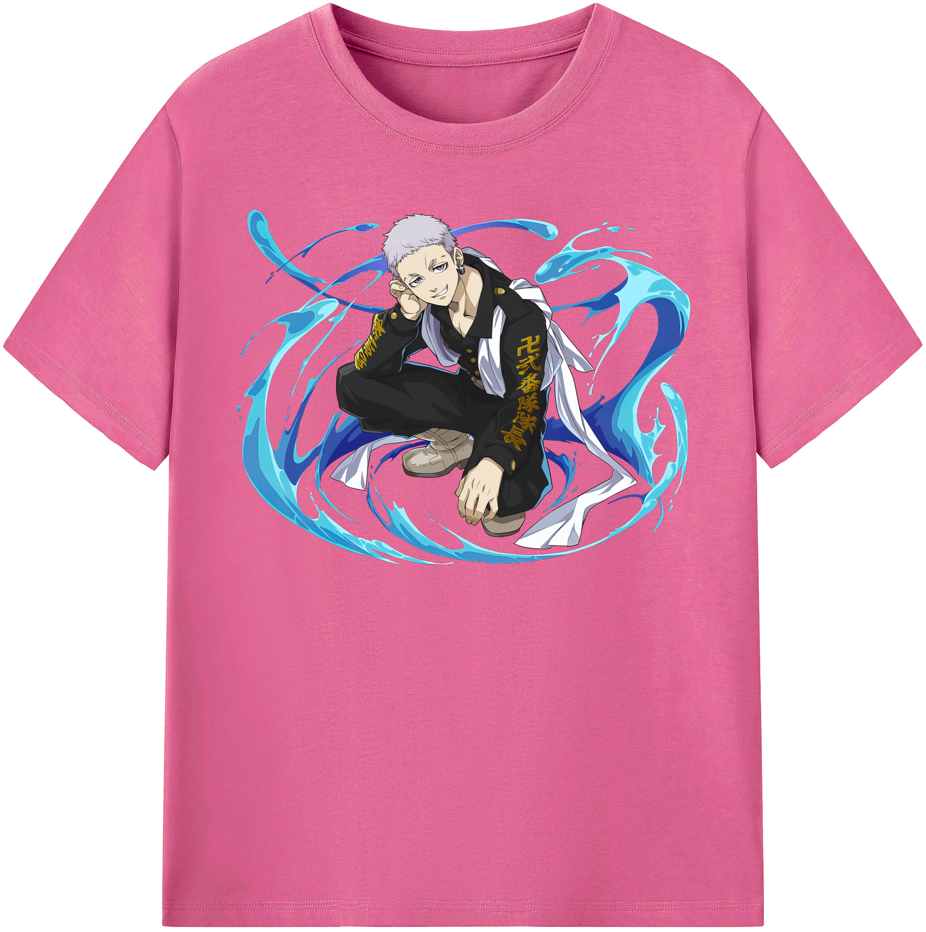 （画像用） 東京リベンジャーズ Tokyo Revengers レディースカジュアルプリントTシャツ（綿100％）