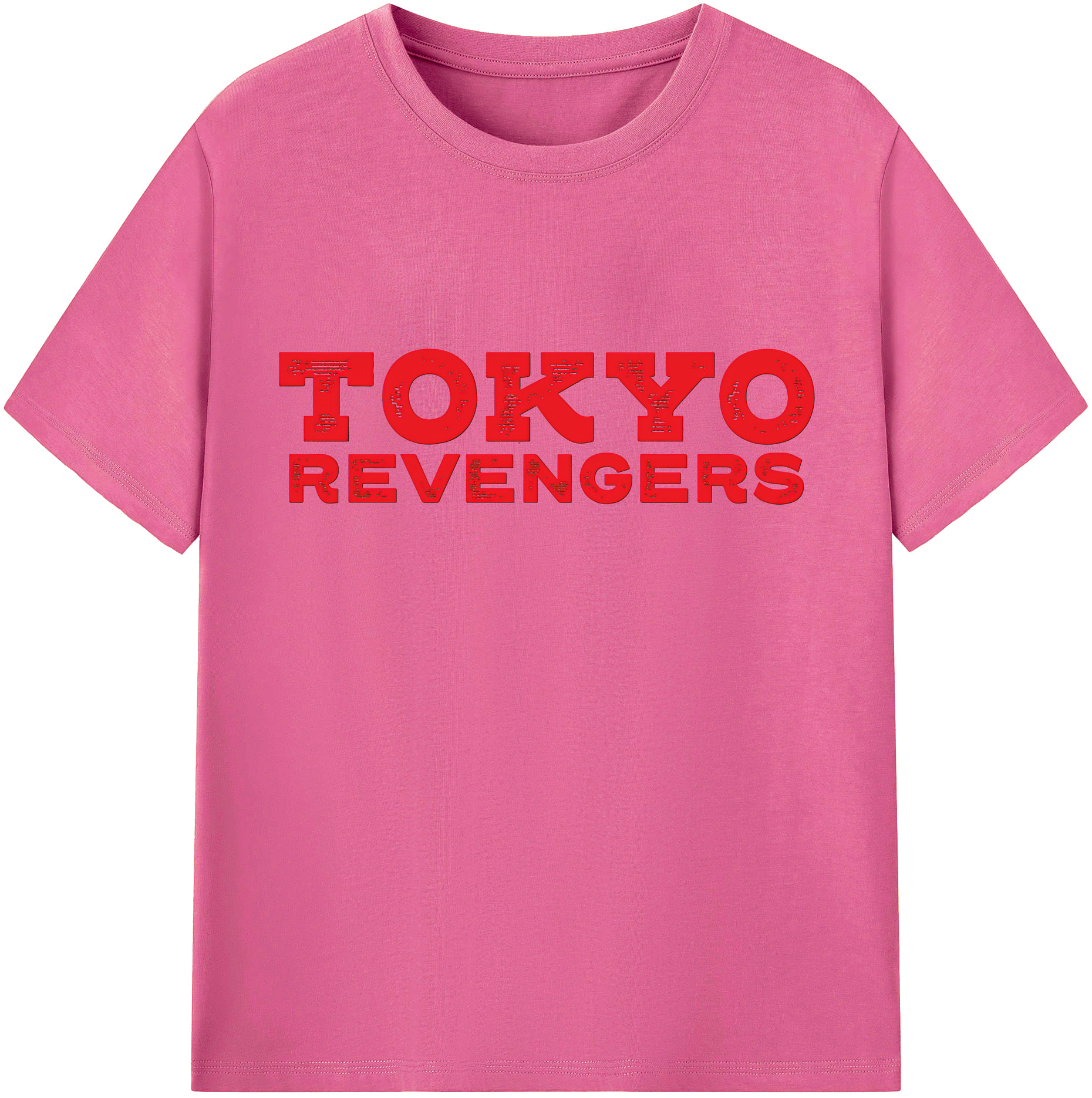 （画像用） 東京リベンジャーズ Tokyo Revengers レディースカジュアルプリントTシャツ（綿100％）
