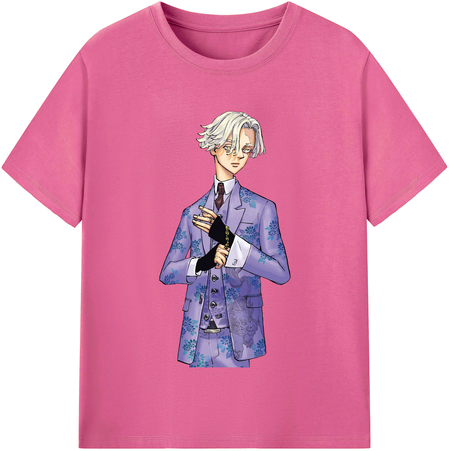 （画像用） 東京リベンジャーズ Tokyo Revengers レディースカジュアルプリントTシャツ（綿100％）