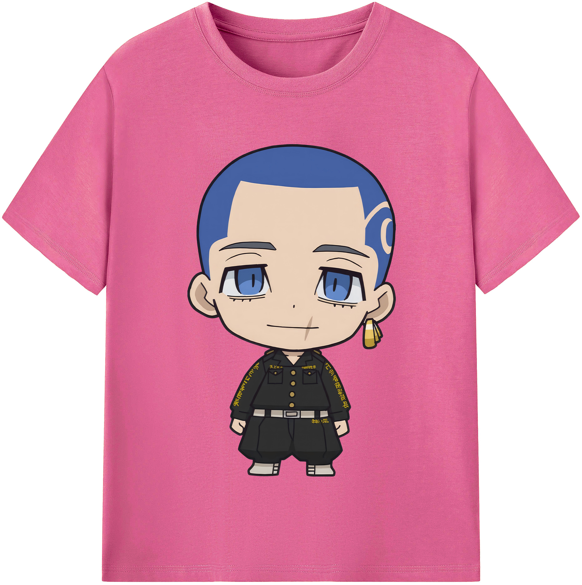 （画像用） 東京リベンジャーズ Tokyo Revengers レディースカジュアルプリントTシャツ（綿100％）