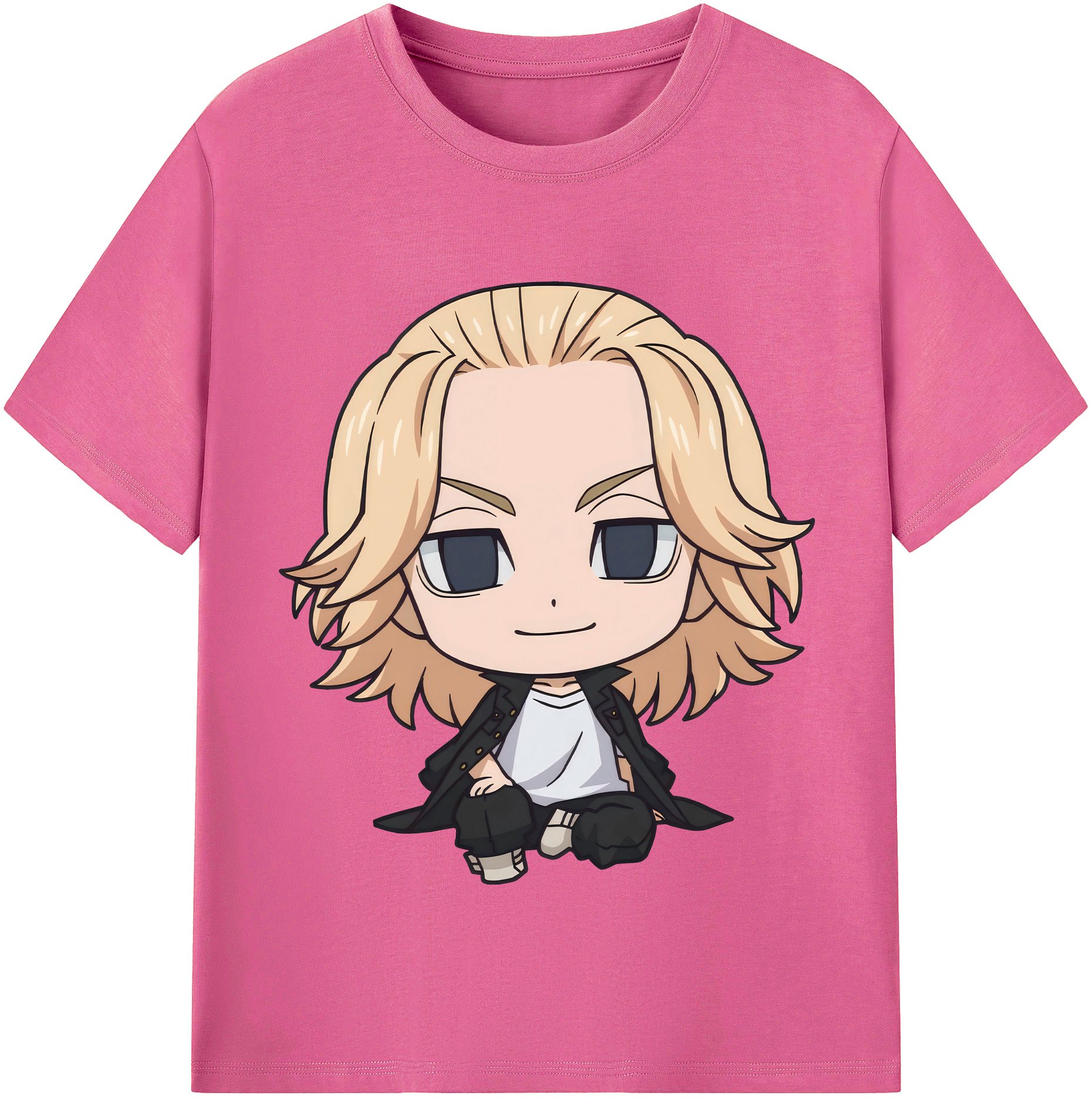 （画像用） 東京リベンジャーズ Tokyo Revengers レディースカジュアルプリントTシャツ（綿100％）