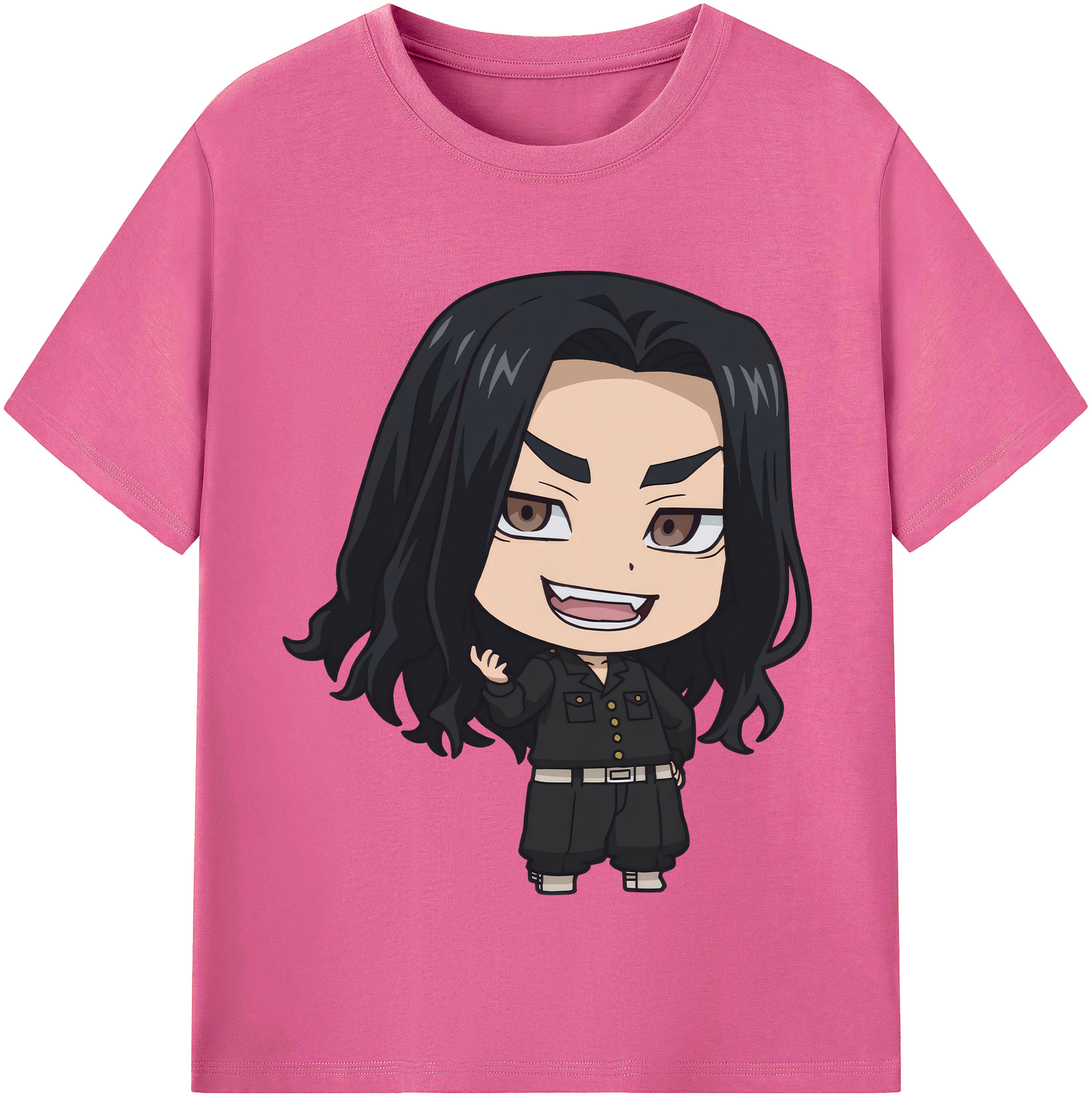 （画像用） 東京リベンジャーズ Tokyo Revengers レディースカジュアルプリントTシャツ（綿100％）