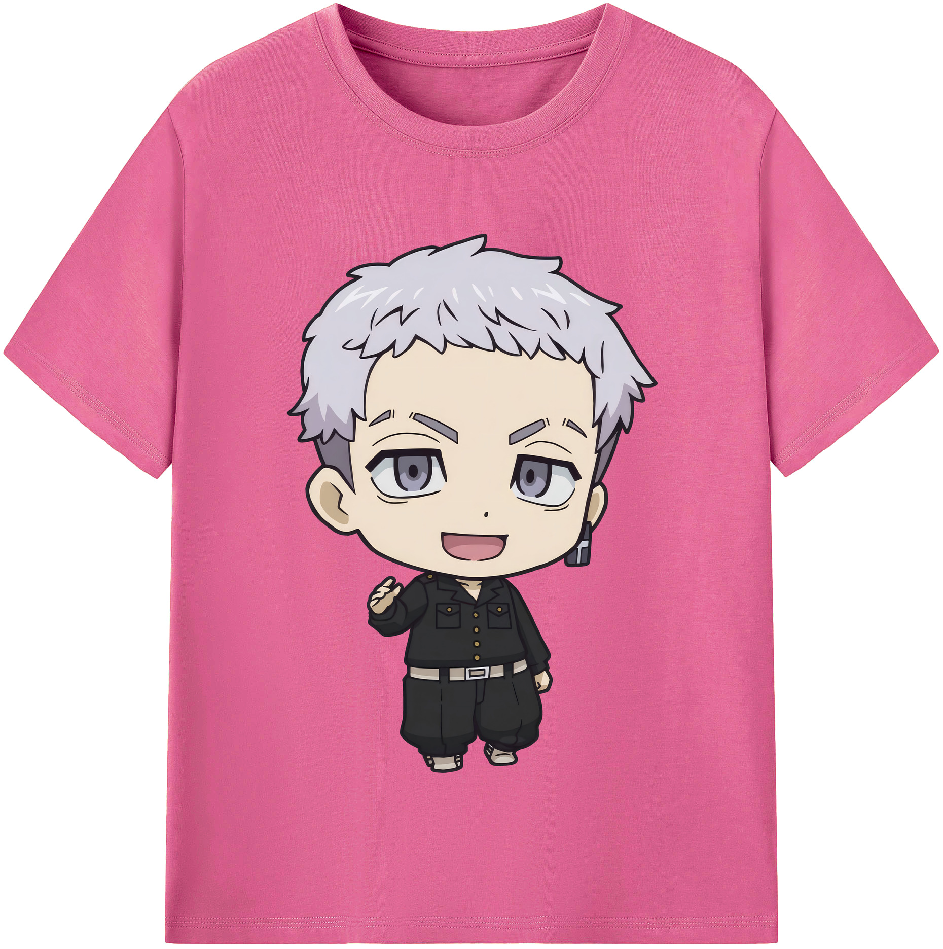 （画像用） 東京リベンジャーズ Tokyo Revengers レディースカジュアルプリントTシャツ（綿100％）