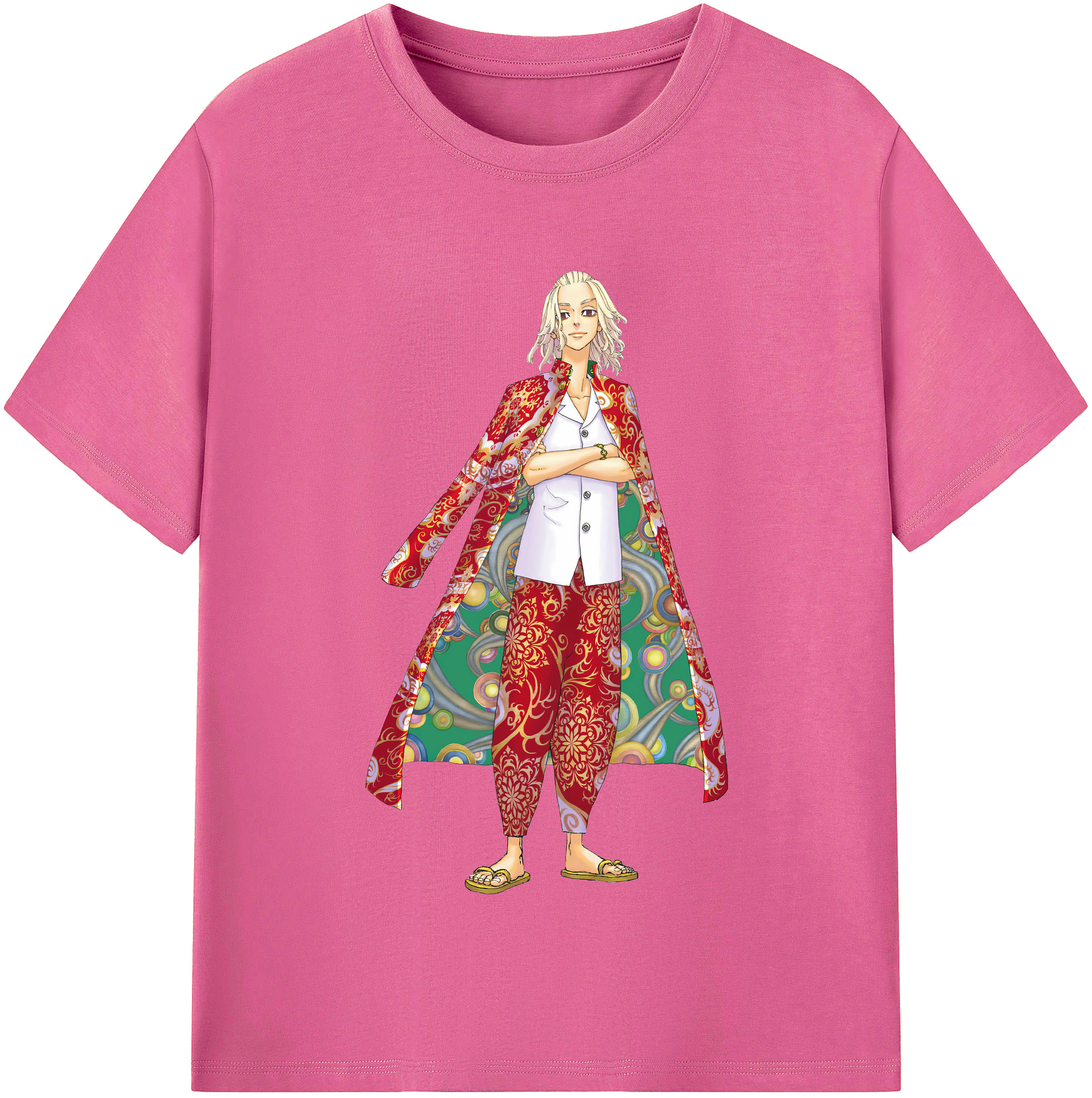 （画像用） 東京リベンジャーズ Tokyo Revengers レディースカジュアルプリントTシャツ（綿100％）