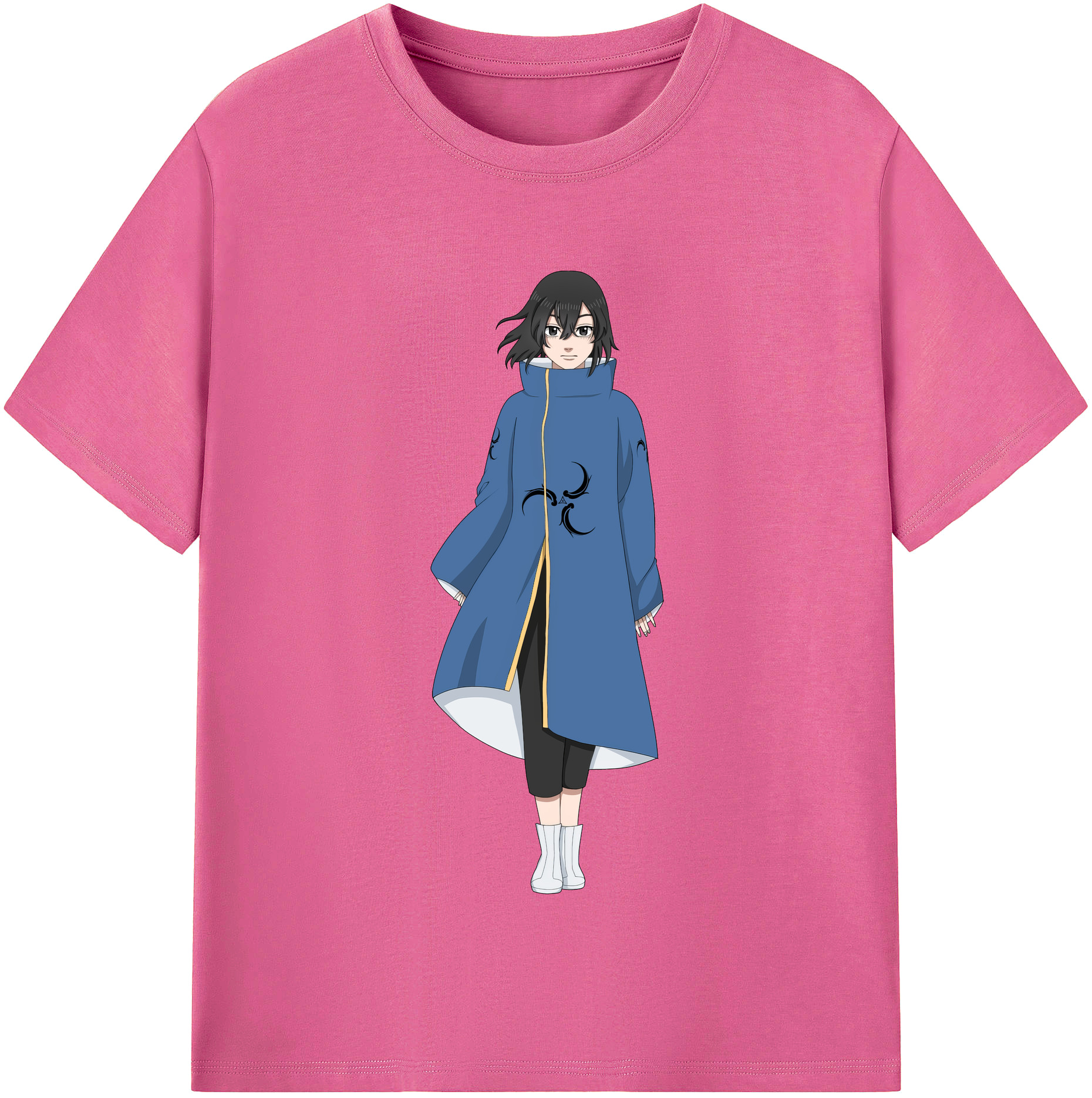 （画像用） 東京リベンジャーズ Tokyo Revengers レディースカジュアルプリントTシャツ（綿100％）