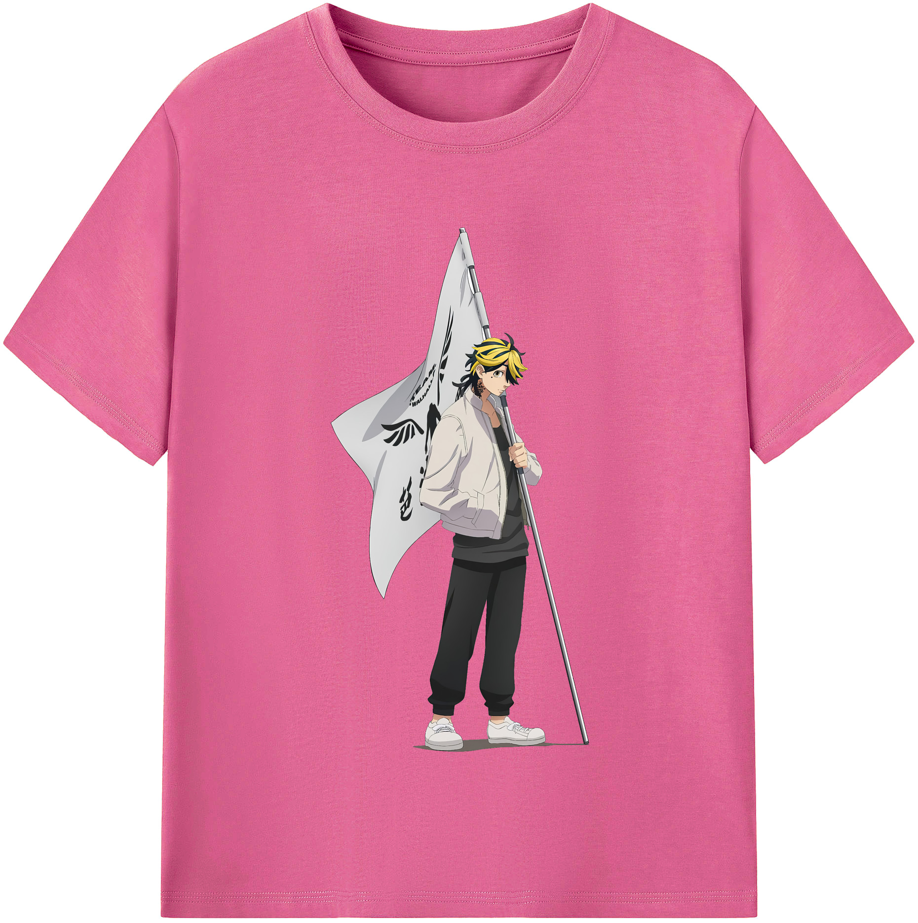 （画像用） 東京リベンジャーズ Tokyo Revengers レディースカジュアルプリントTシャツ（綿100％）