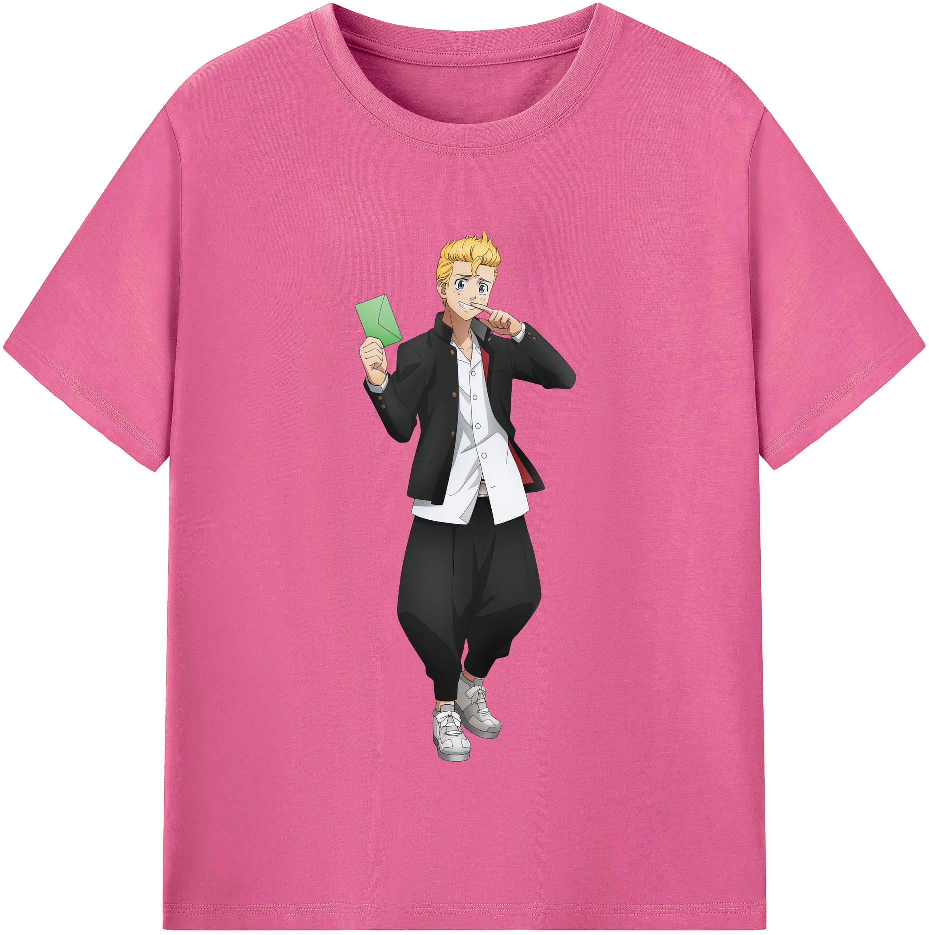 （画像用） 東京リベンジャーズ Tokyo Revengers レディースカジュアルプリントTシャツ（綿100％）