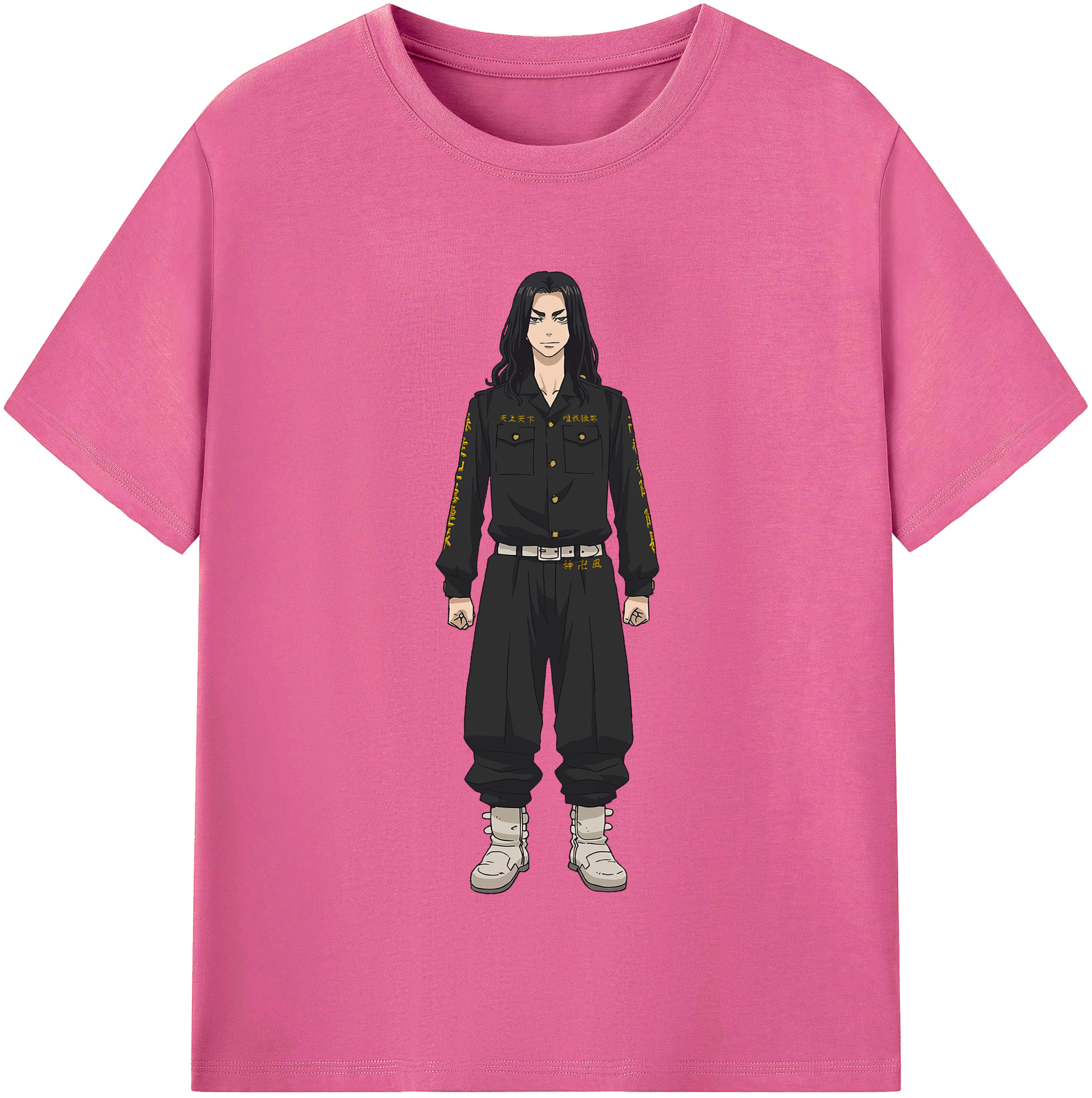 （画像用） 東京リベンジャーズ Tokyo Revengers レディースカジュアルプリントTシャツ（綿100％）