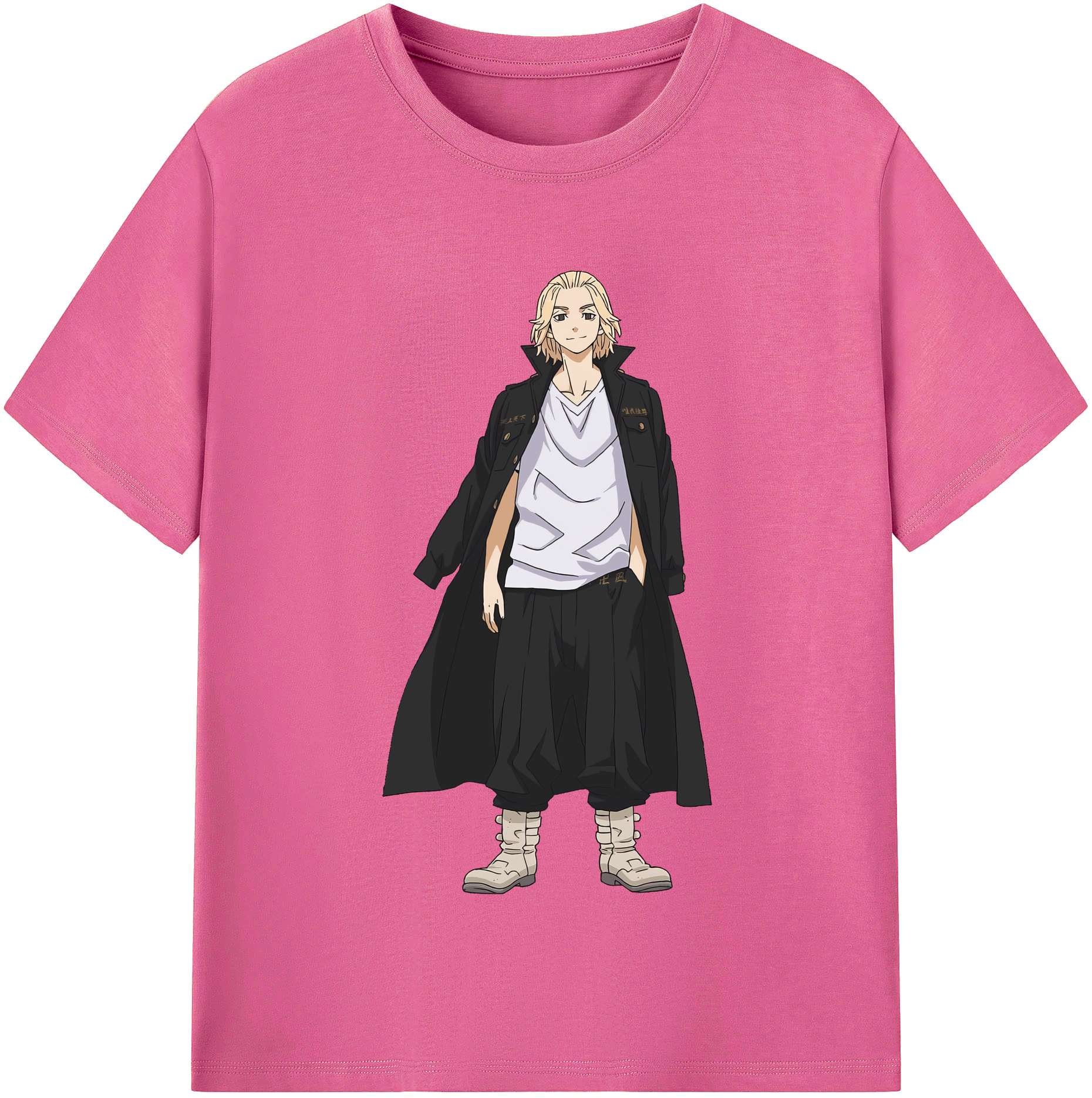 （画像用） 東京リベンジャーズ Tokyo Revengers レディースカジュアルプリントTシャツ（綿100％）