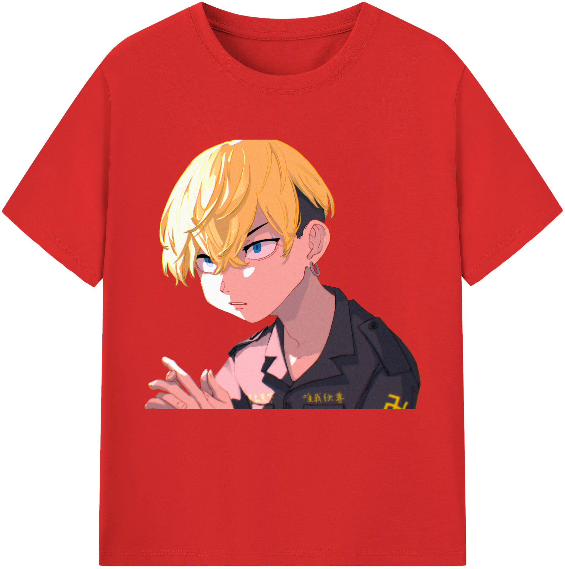 （画像用） 東京リベンジャーズ Tokyo Revengers レディースカジュアルプリントTシャツ（綿100％）
