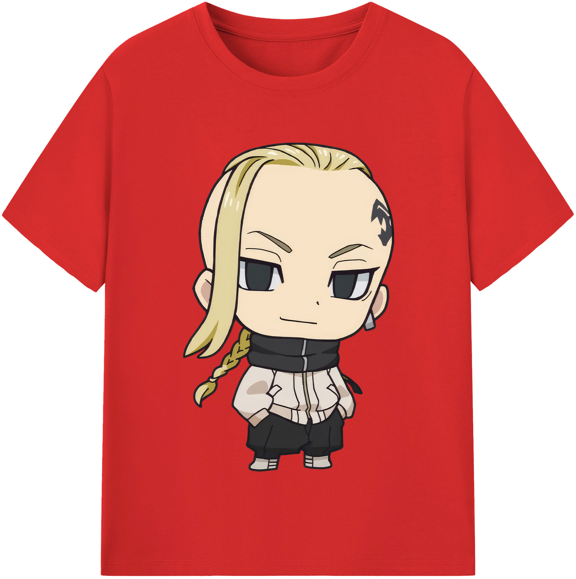 （画像用） 東京リベンジャーズ Tokyo Revengers レディースカジュアルプリントTシャツ（綿100％）