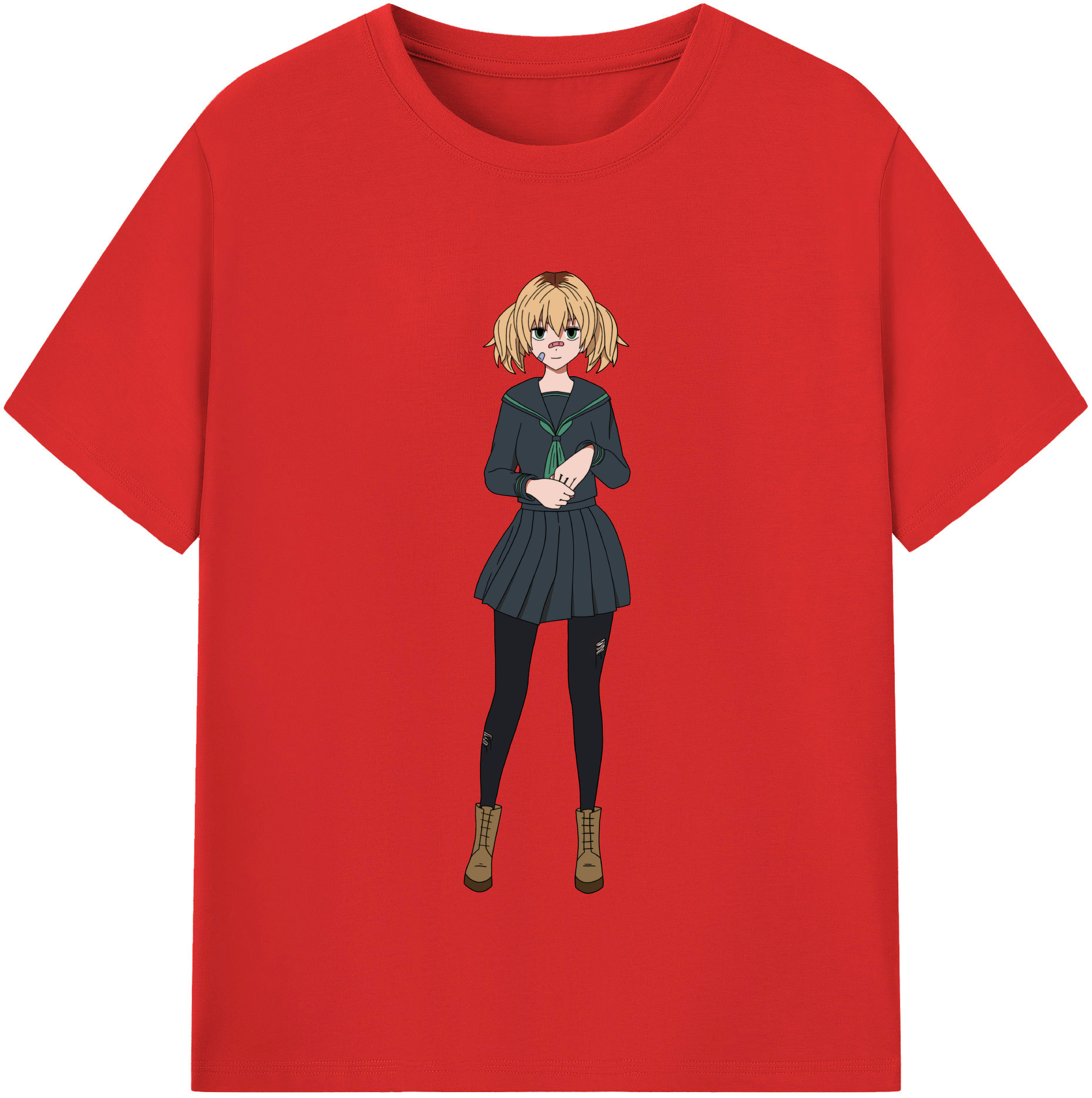 （画像用） 東京リベンジャーズ Tokyo Revengers レディースカジュアルプリントTシャツ（綿100％）