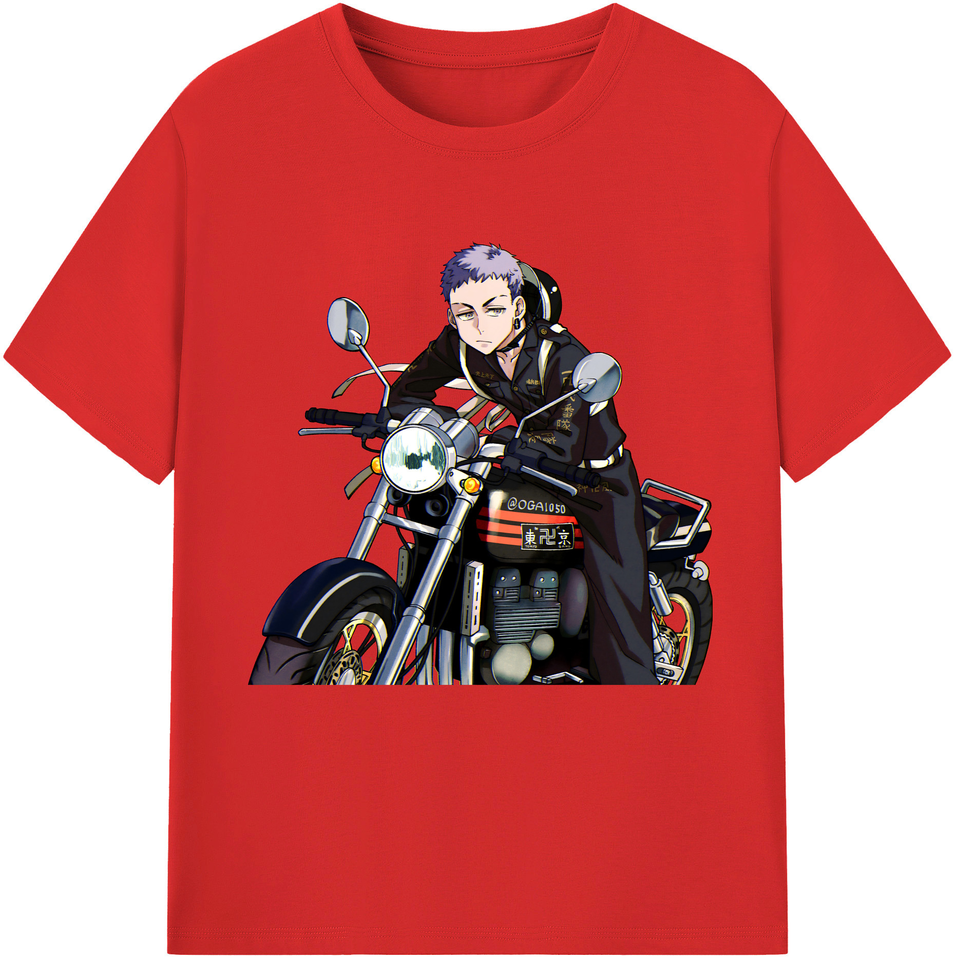 （画像用） 東京リベンジャーズ Tokyo Revengers レディースカジュアルプリントTシャツ（綿100％）