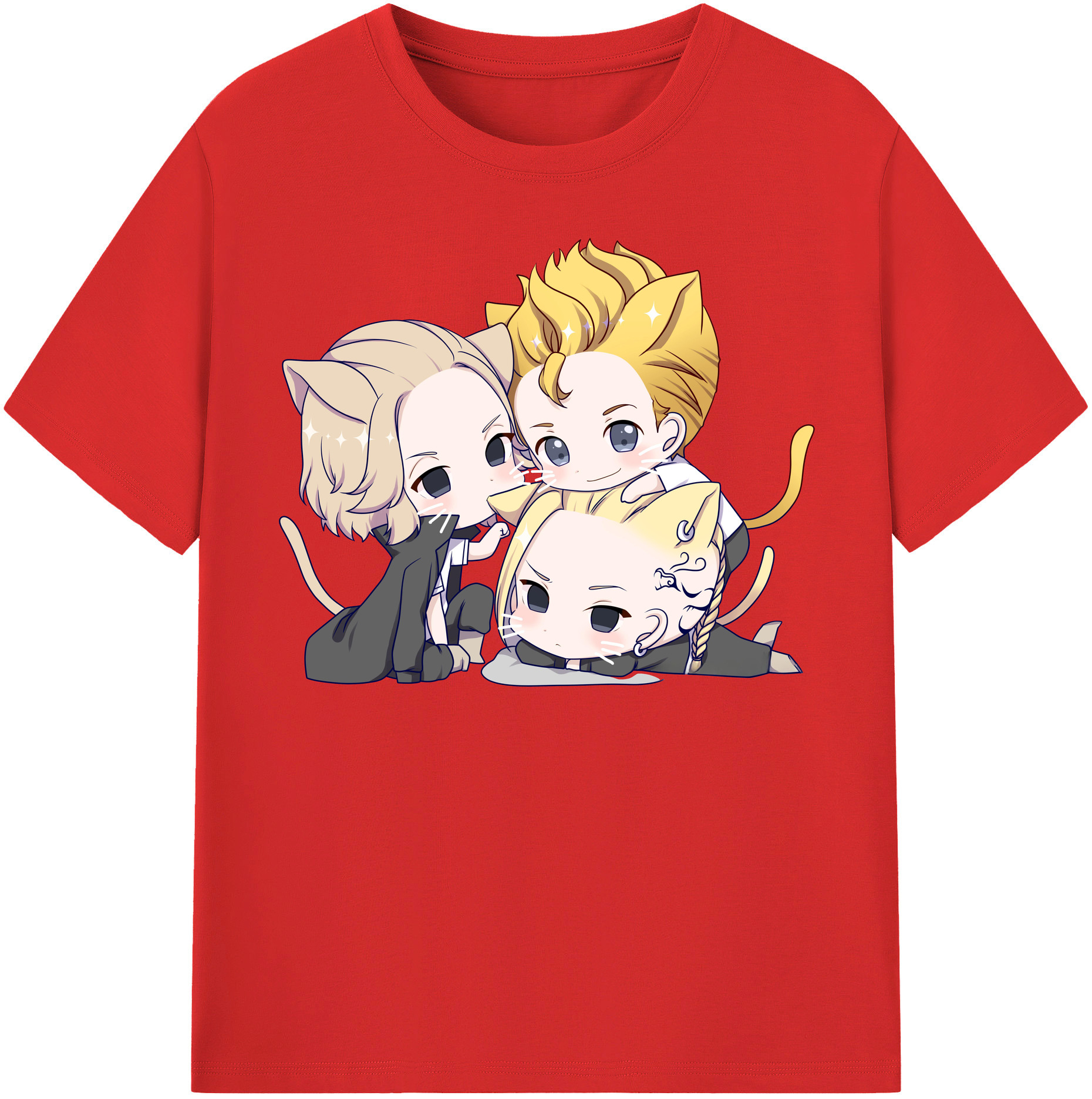 （画像用） 東京リベンジャーズ Tokyo Revengers レディースカジュアルプリントTシャツ（綿100％）