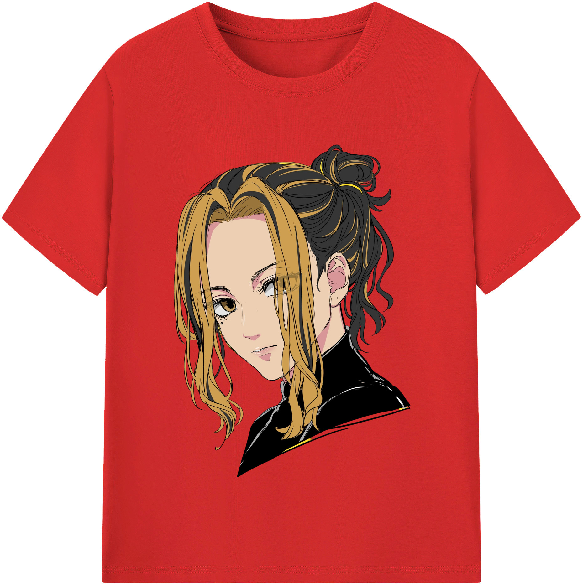 （画像用） 東京リベンジャーズ Tokyo Revengers レディースカジュアルプリントTシャツ（綿100％）