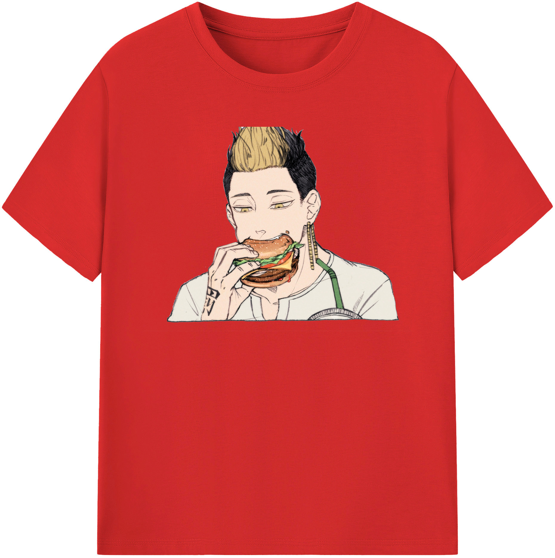 （画像用） 東京リベンジャーズ Tokyo Revengers レディースカジュアルプリントTシャツ（綿100％）
