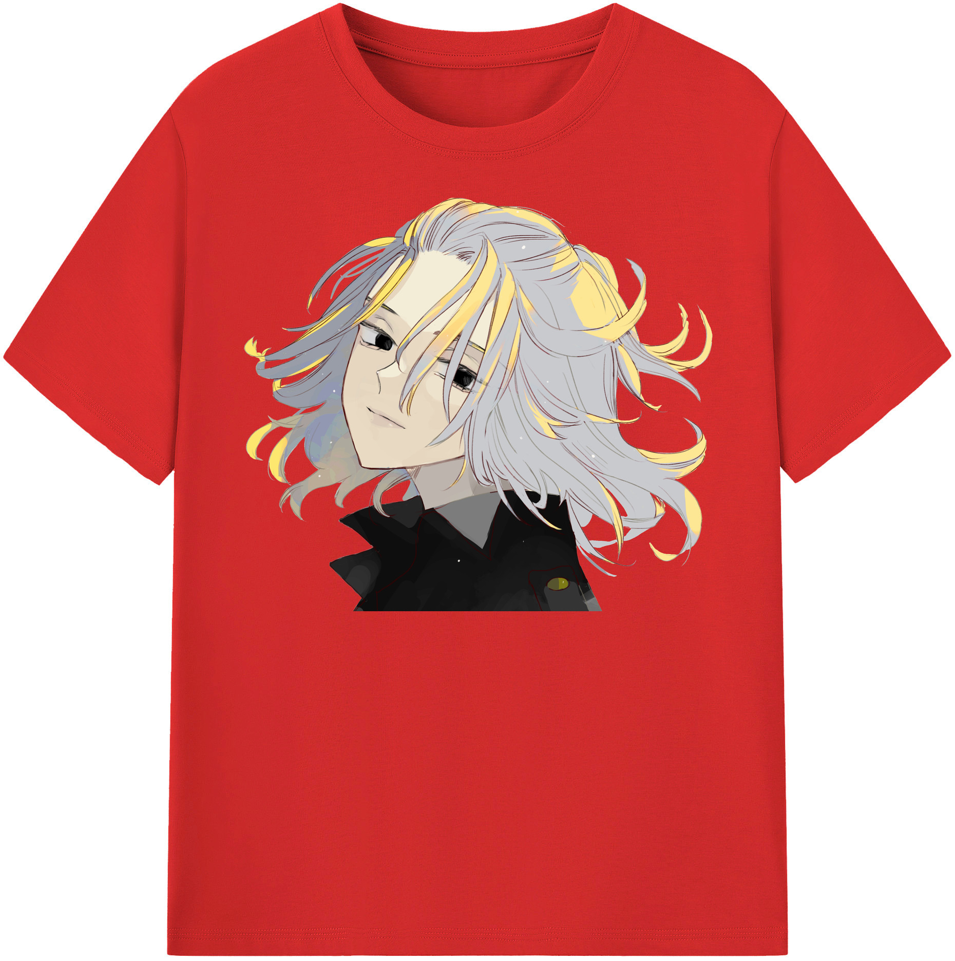 （画像用） 東京リベンジャーズ Tokyo Revengers レディースカジュアルプリントTシャツ（綿100％）