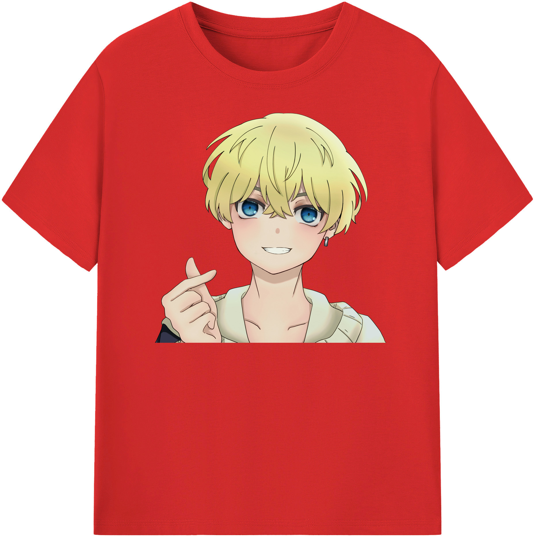（画像用） 東京リベンジャーズ Tokyo Revengers レディースカジュアルプリントTシャツ（綿100％）