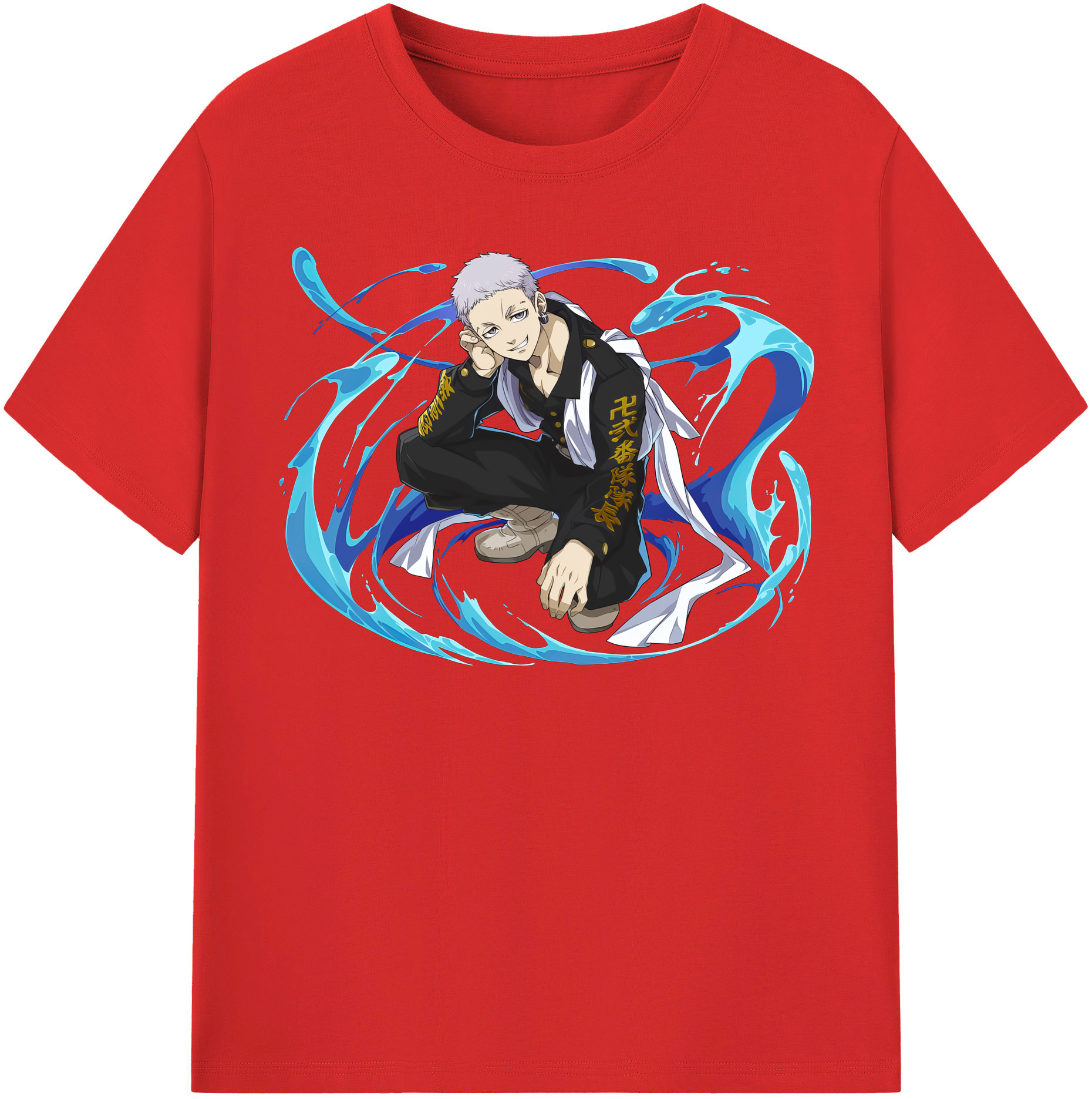 （画像用） 東京リベンジャーズ Tokyo Revengers レディースカジュアルプリントTシャツ（綿100％）
