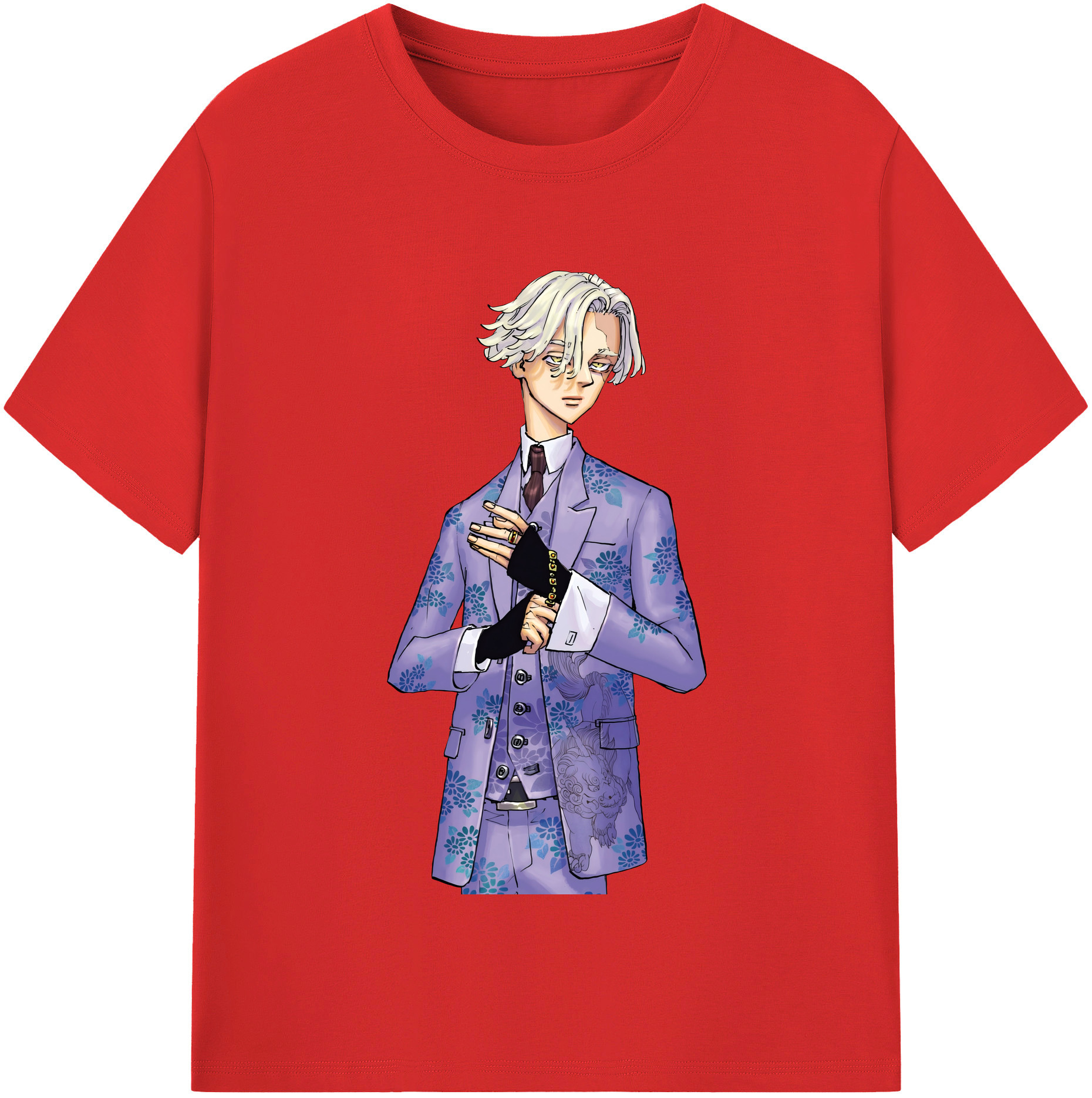（画像用） 東京リベンジャーズ Tokyo Revengers レディースカジュアルプリントTシャツ（綿100％）