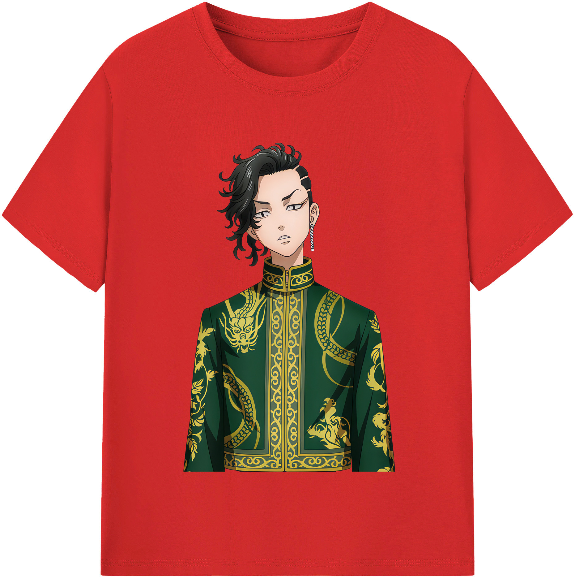 （画像用） 東京リベンジャーズ Tokyo Revengers レディースカジュアルプリントTシャツ（綿100％）