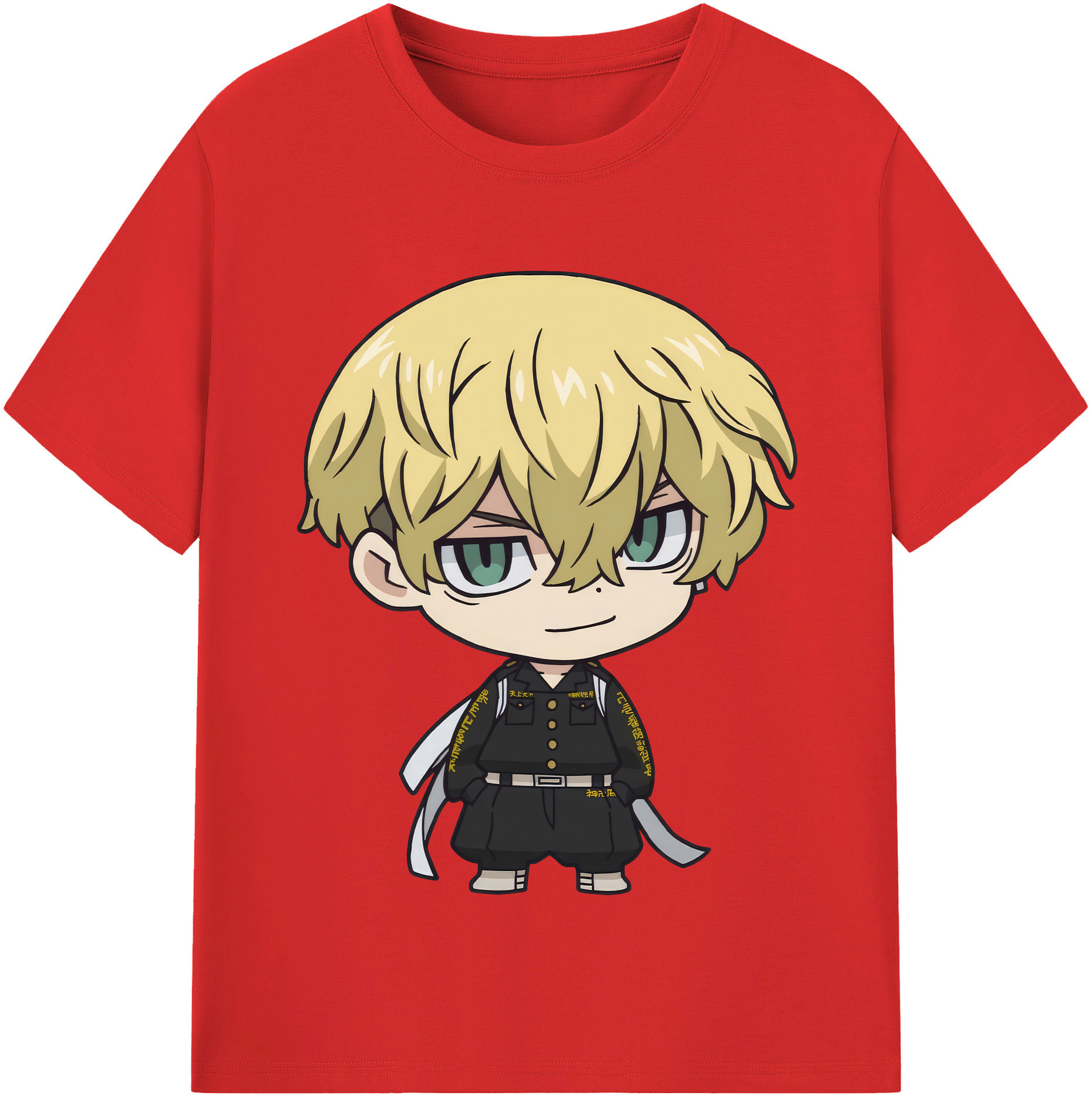 （画像用） 東京リベンジャーズ Tokyo Revengers レディースカジュアルプリントTシャツ（綿100％）