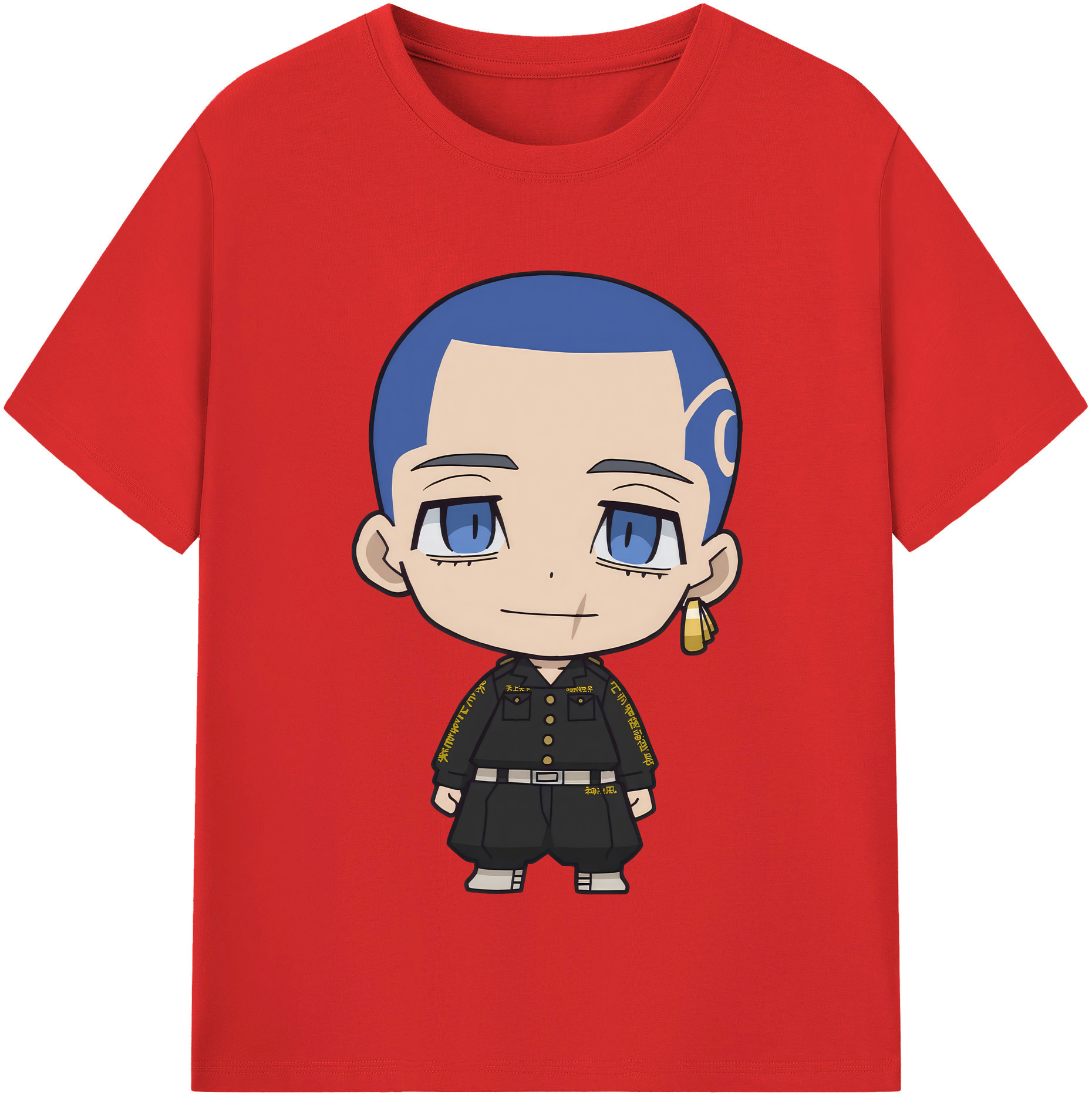 （画像用） 東京リベンジャーズ Tokyo Revengers レディースカジュアルプリントTシャツ（綿100％）