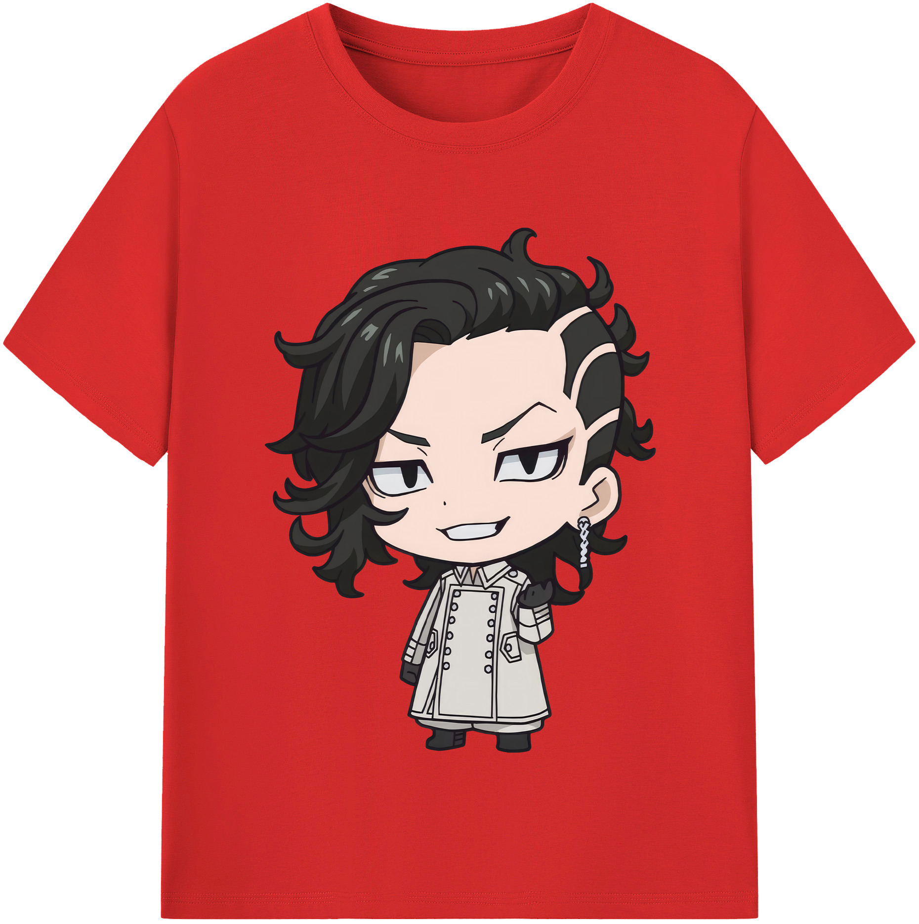 （画像用） 東京リベンジャーズ Tokyo Revengers レディースカジュアルプリントTシャツ（綿100％）