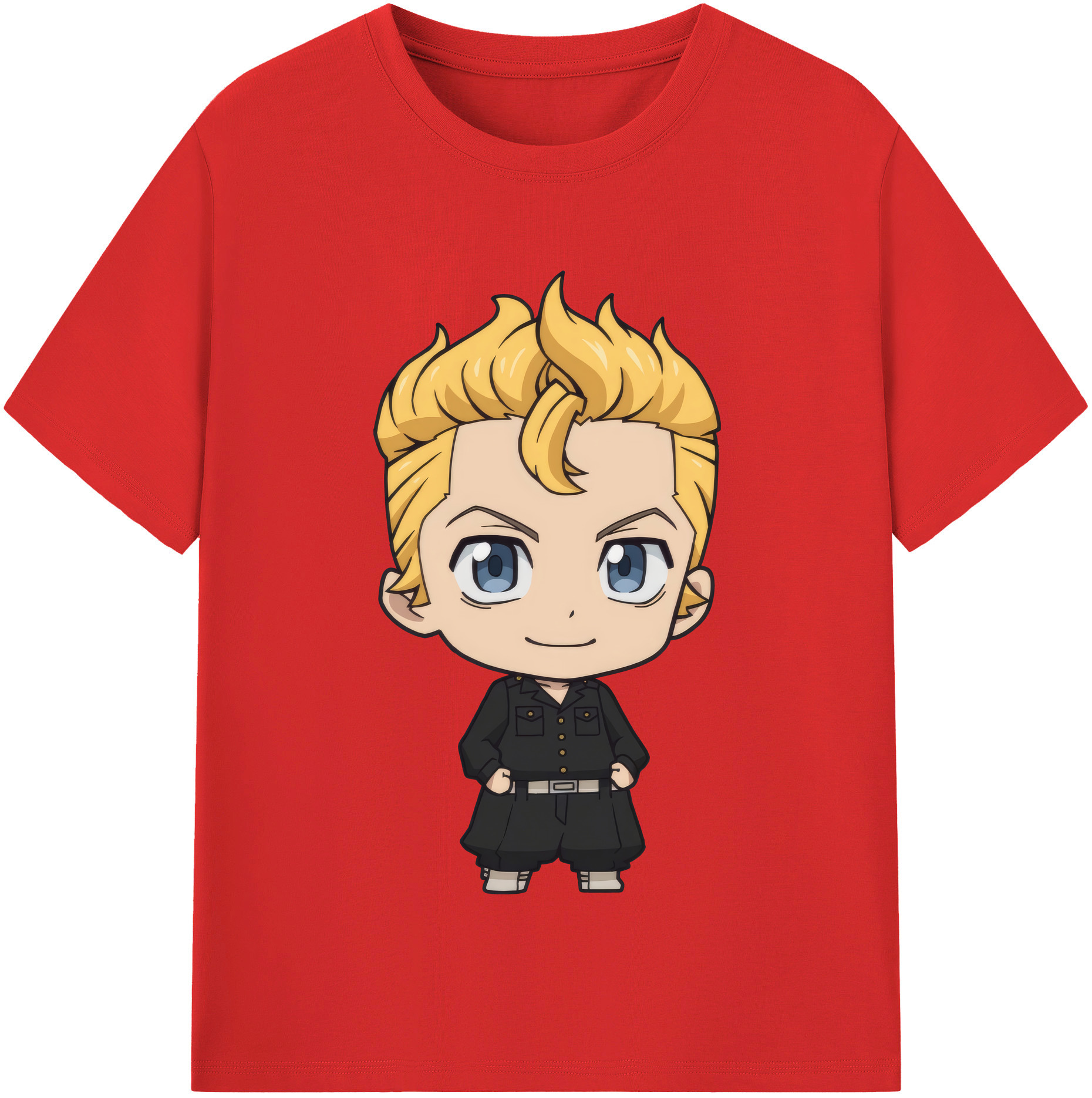 （画像用） 東京リベンジャーズ Tokyo Revengers レディースカジュアルプリントTシャツ（綿100％）