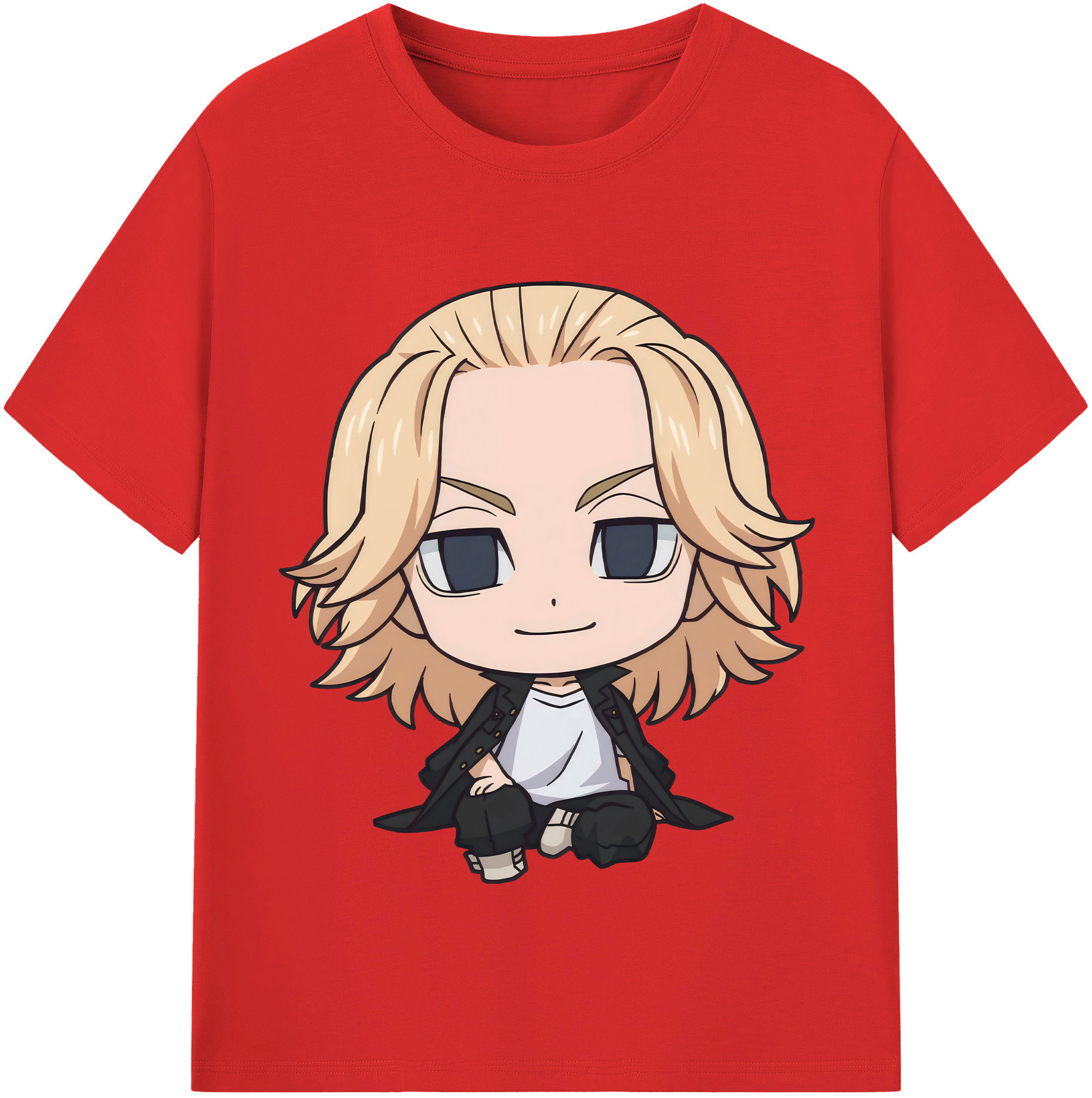 （画像用） 東京リベンジャーズ Tokyo Revengers レディースカジュアルプリントTシャツ（綿100％）