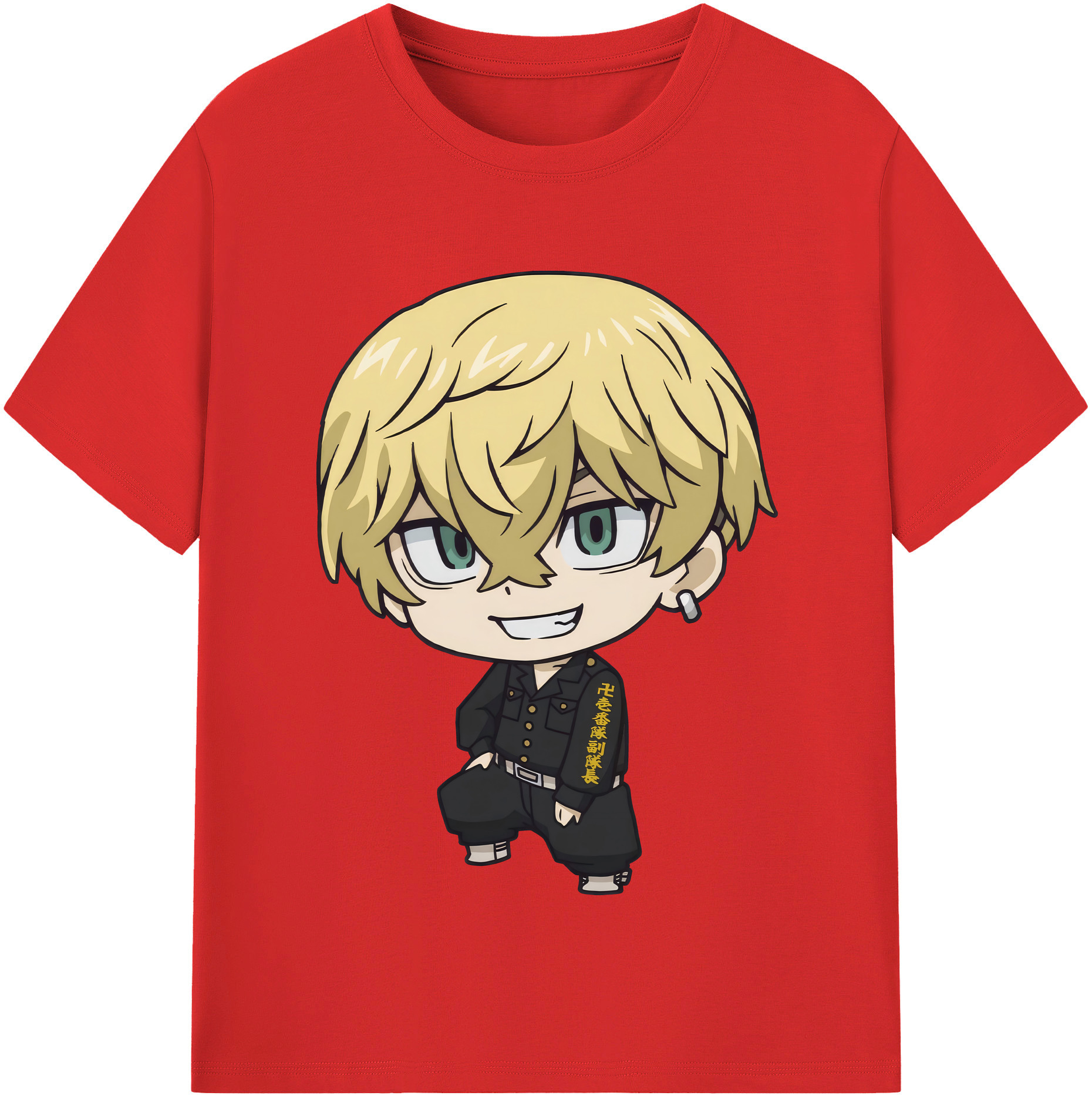 （画像用） 東京リベンジャーズ Tokyo Revengers レディースカジュアルプリントTシャツ（綿100％）