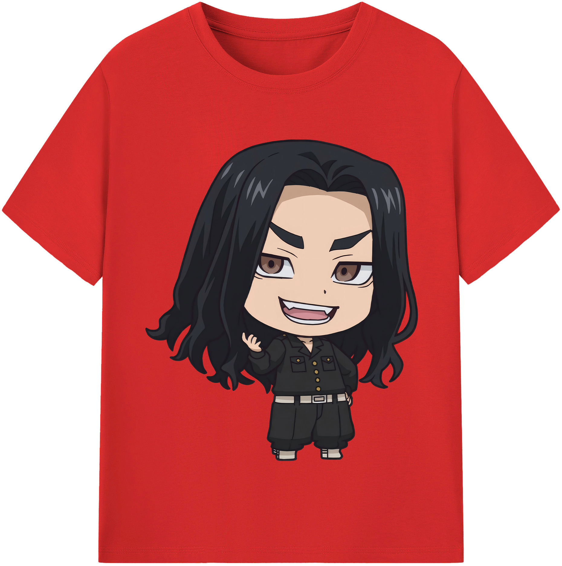 （画像用） 東京リベンジャーズ Tokyo Revengers レディースカジュアルプリントTシャツ（綿100％）