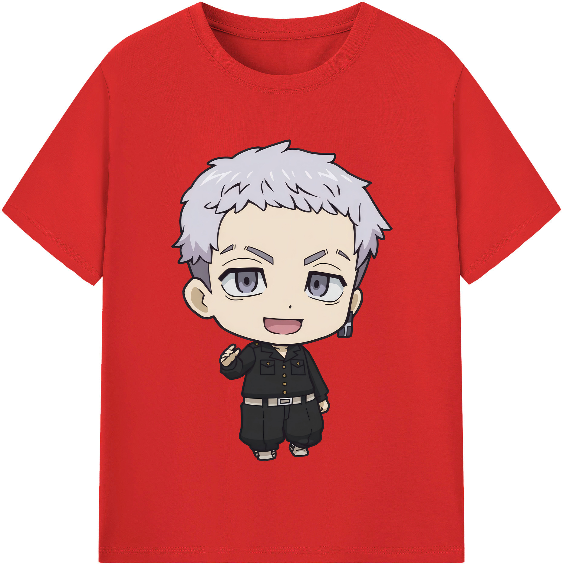 （画像用） 東京リベンジャーズ Tokyo Revengers レディースカジュアルプリントTシャツ（綿100％）