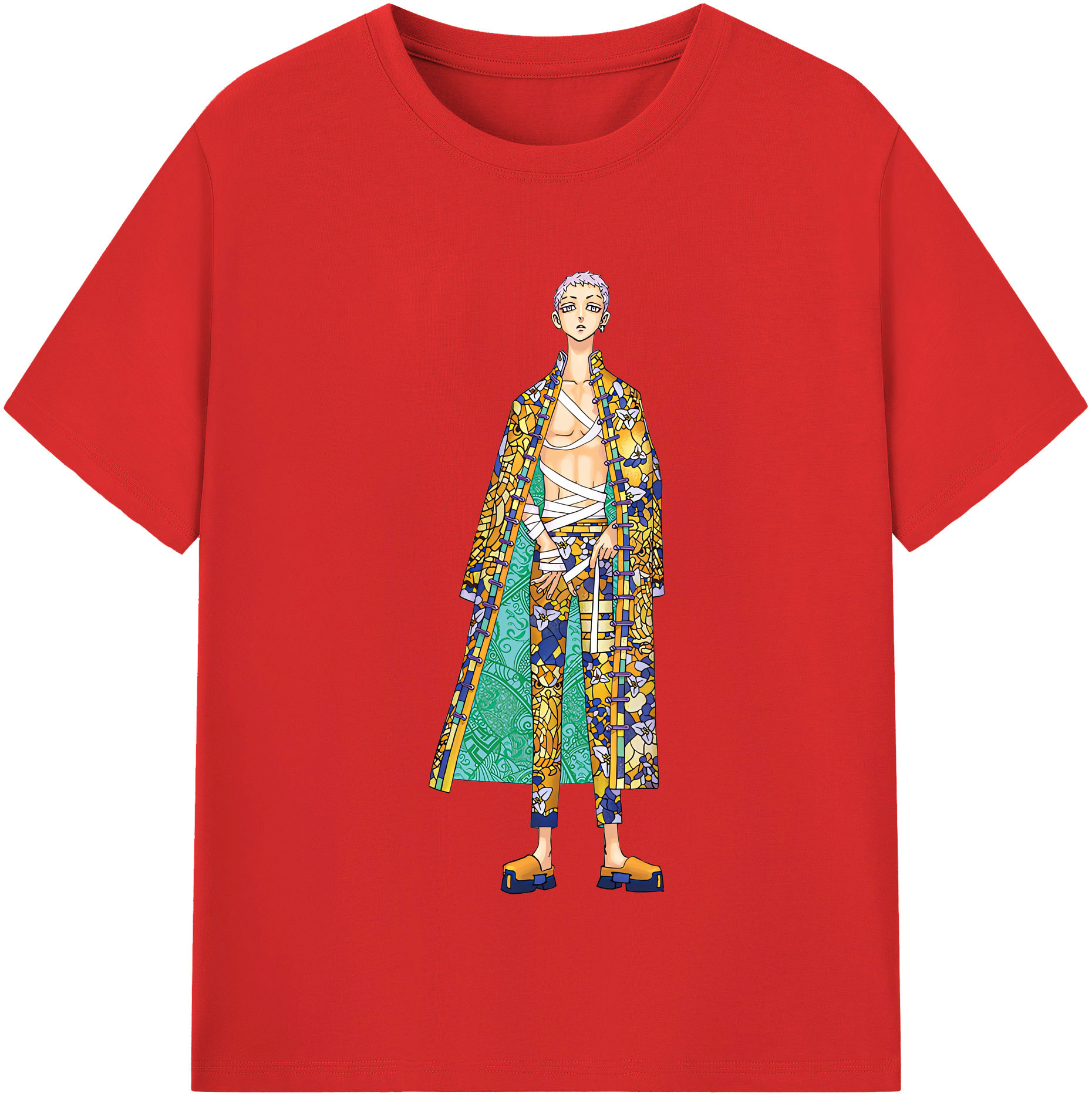 （画像用） 東京リベンジャーズ Tokyo Revengers レディースカジュアルプリントTシャツ（綿100％）