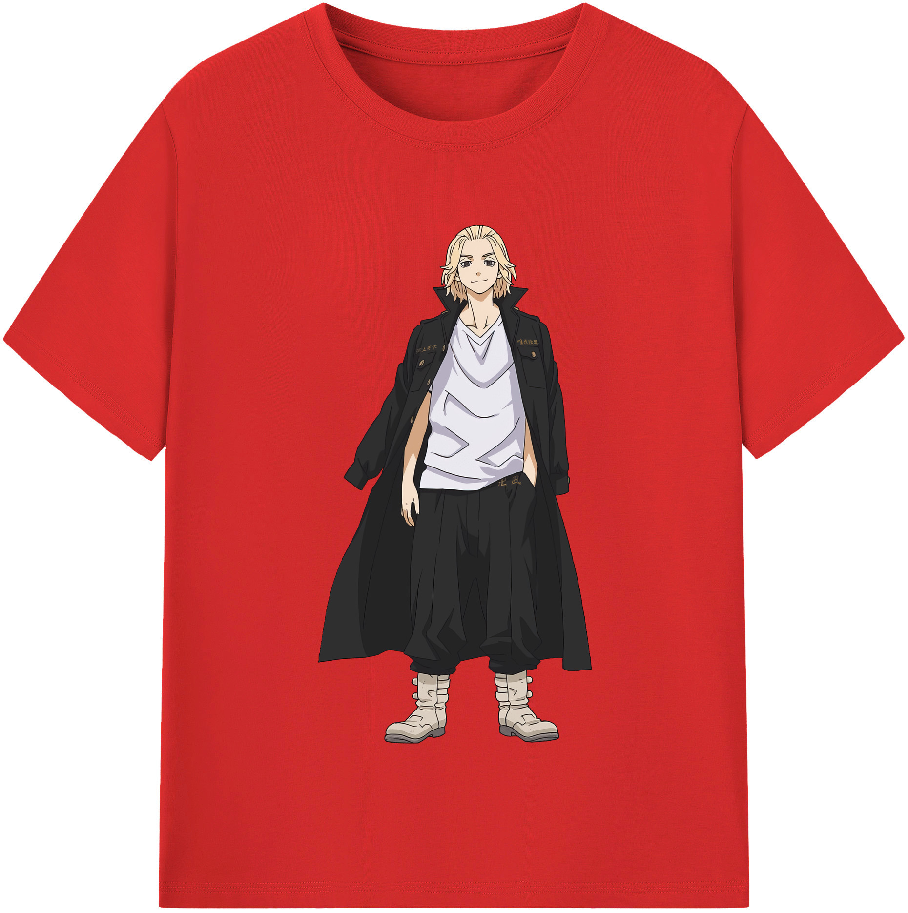 （画像用） 東京リベンジャーズ Tokyo Revengers レディースカジュアルプリントTシャツ（綿100％）