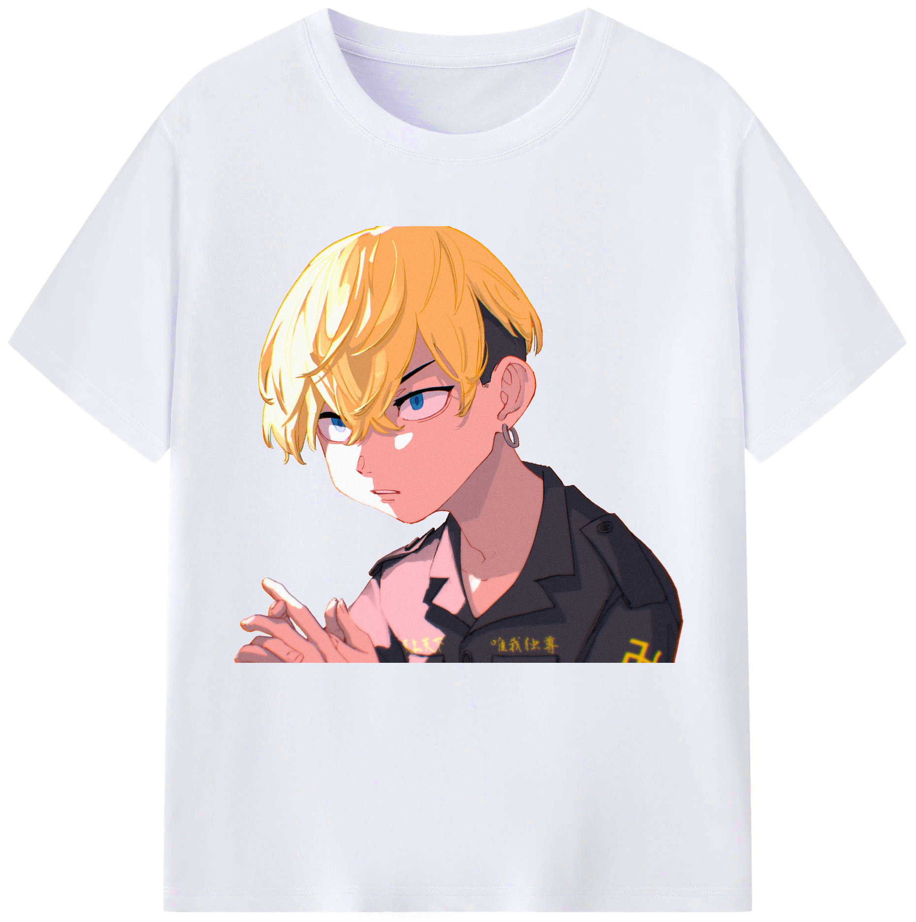 （画像用） 東京リベンジャーズ Tokyo Revengers レディースカジュアルプリントTシャツ（綿100％）