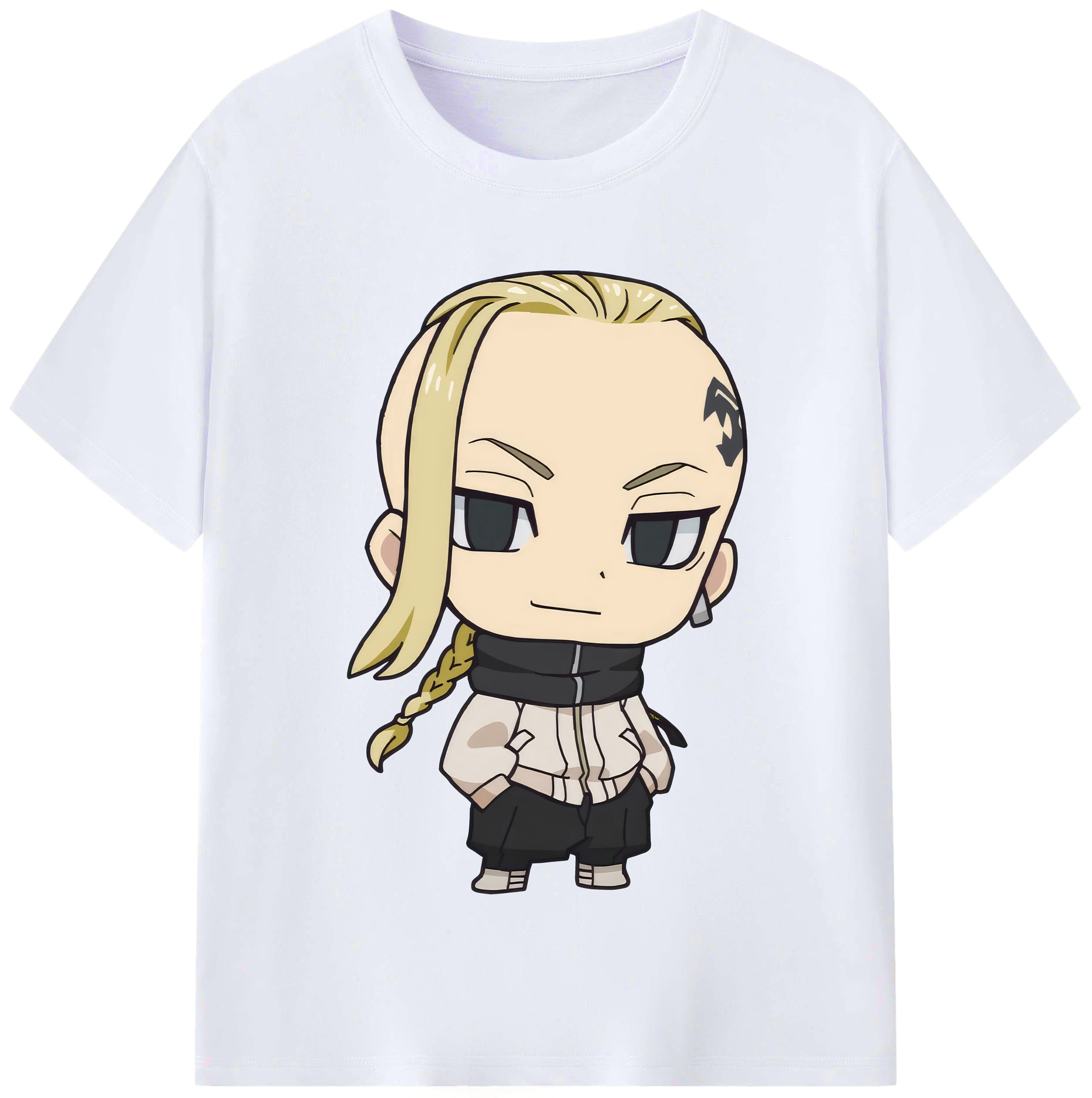 （画像用） 東京リベンジャーズ Tokyo Revengers レディースカジュアルプリントTシャツ（綿100％）