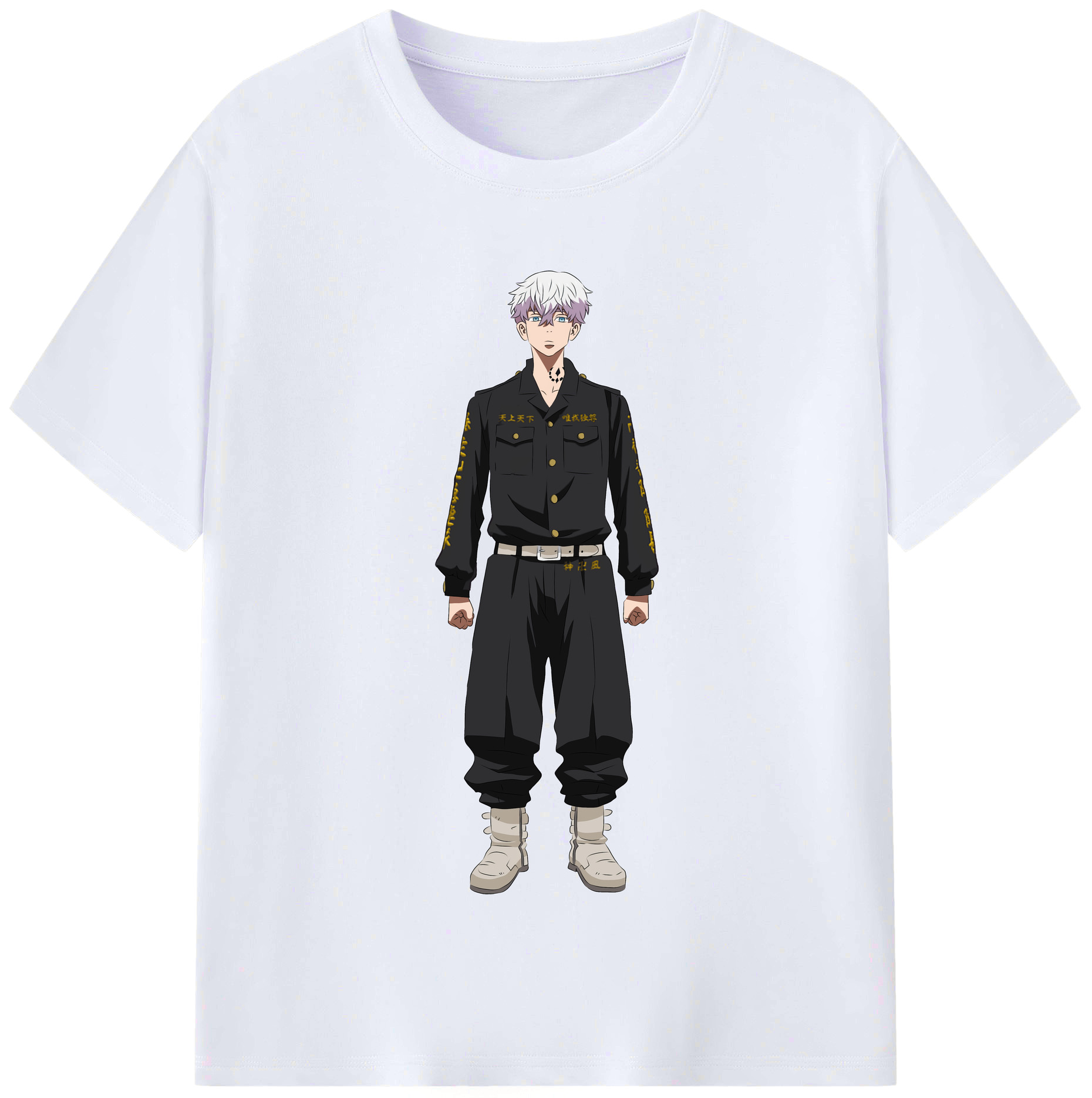 （画像用） 東京リベンジャーズ Tokyo Revengers レディースカジュアルプリントTシャツ（綿100％）