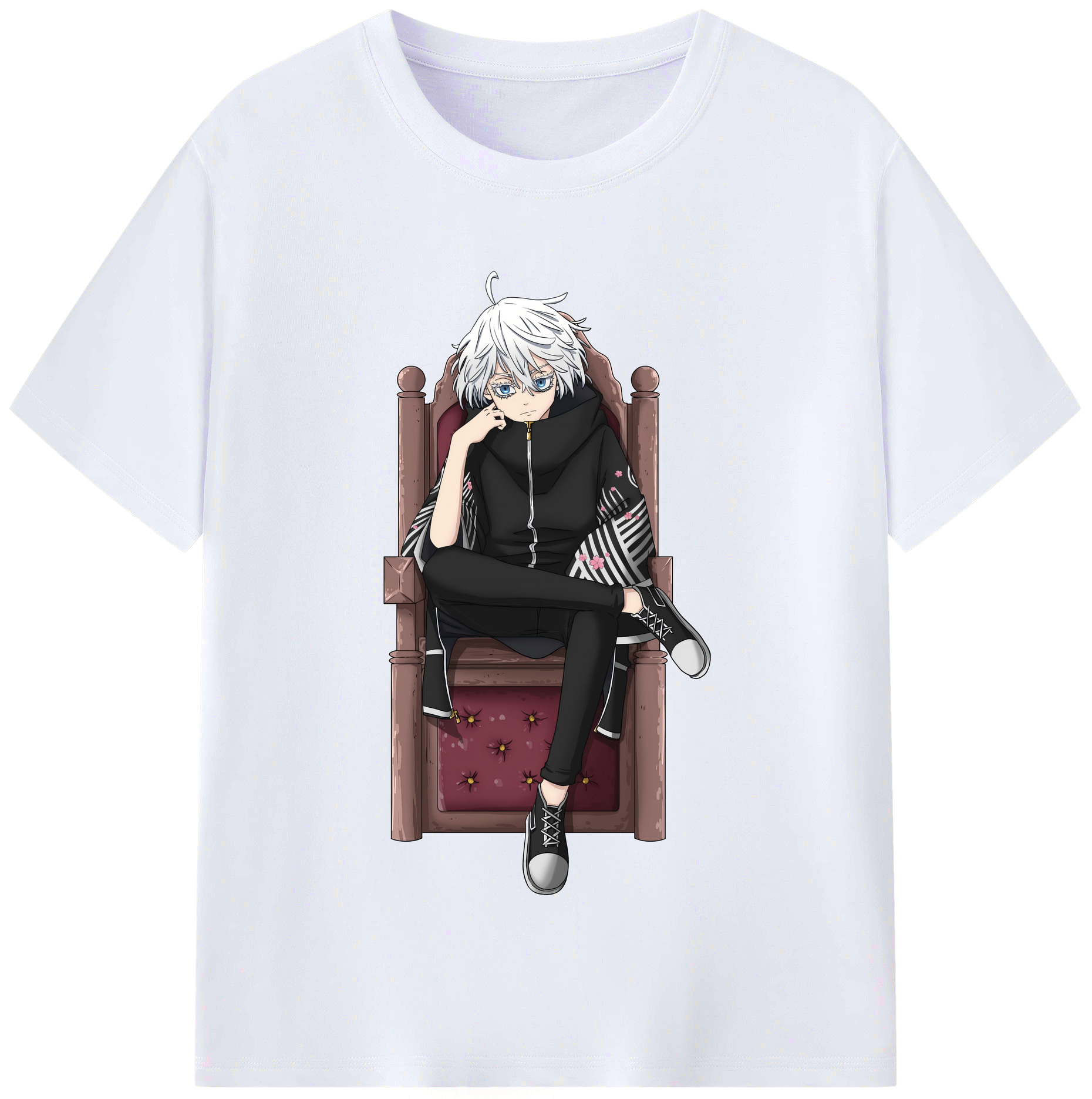 （画像用） 東京リベンジャーズ Tokyo Revengers レディースカジュアルプリントTシャツ（綿100％）