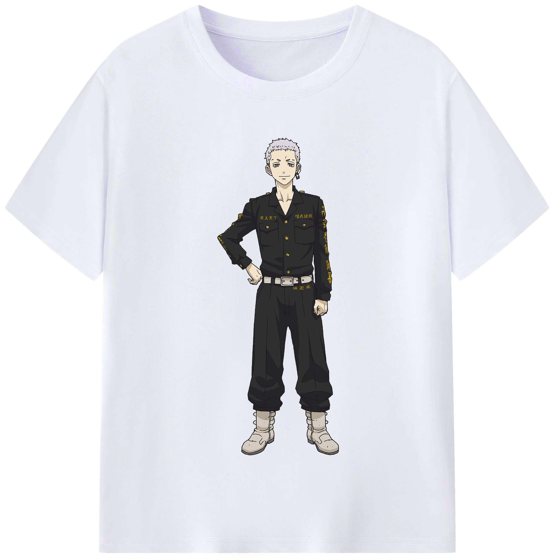 （画像用） 東京リベンジャーズ Tokyo Revengers レディースカジュアルプリントTシャツ（綿100％）