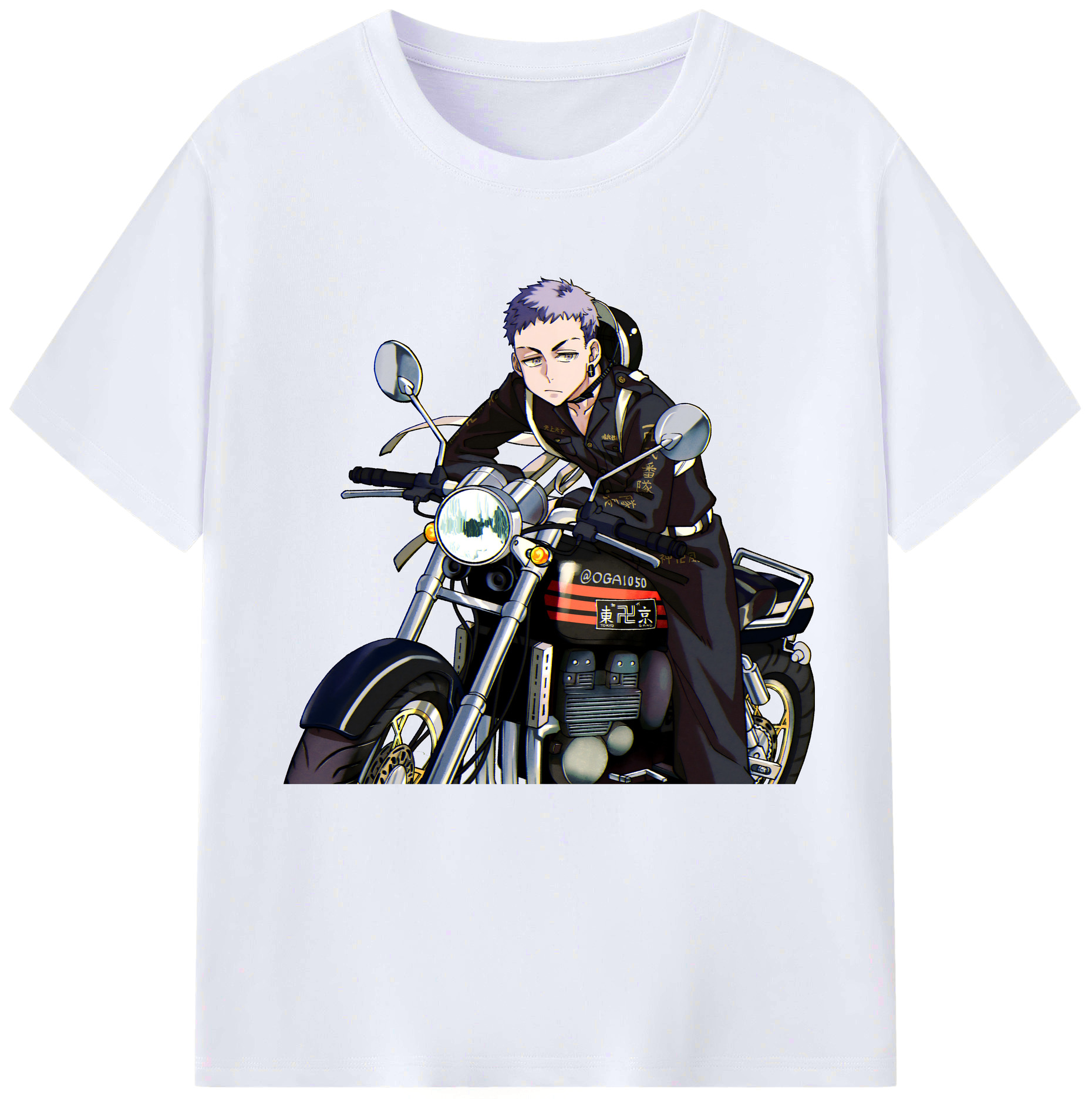 （画像用） 東京リベンジャーズ Tokyo Revengers レディースカジュアルプリントTシャツ（綿100％）