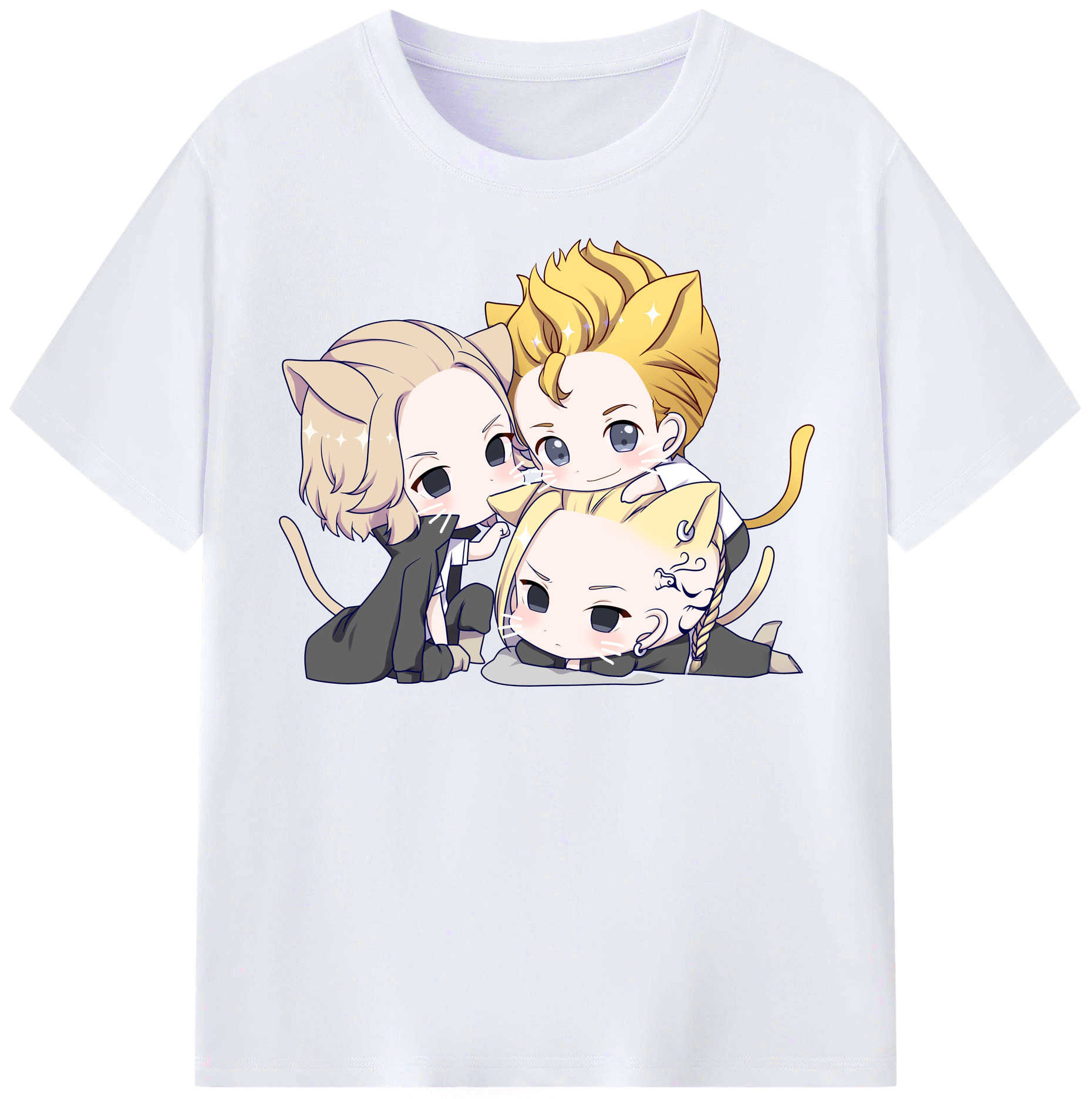 （画像用） 東京リベンジャーズ Tokyo Revengers レディースカジュアルプリントTシャツ（綿100％）