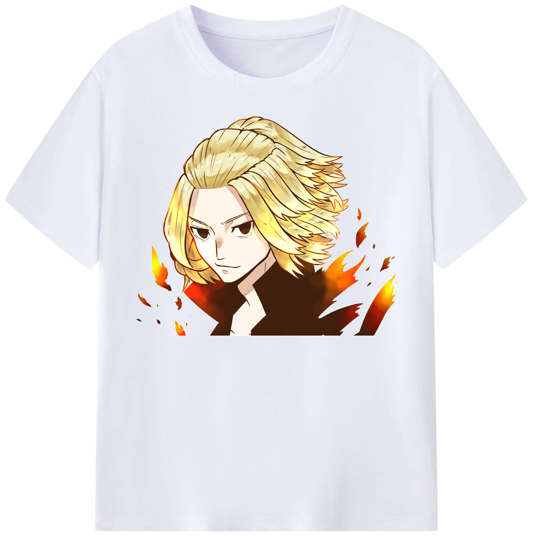 （画像用） 東京リベンジャーズ Tokyo Revengers レディースカジュアルプリントTシャツ（綿100％）
